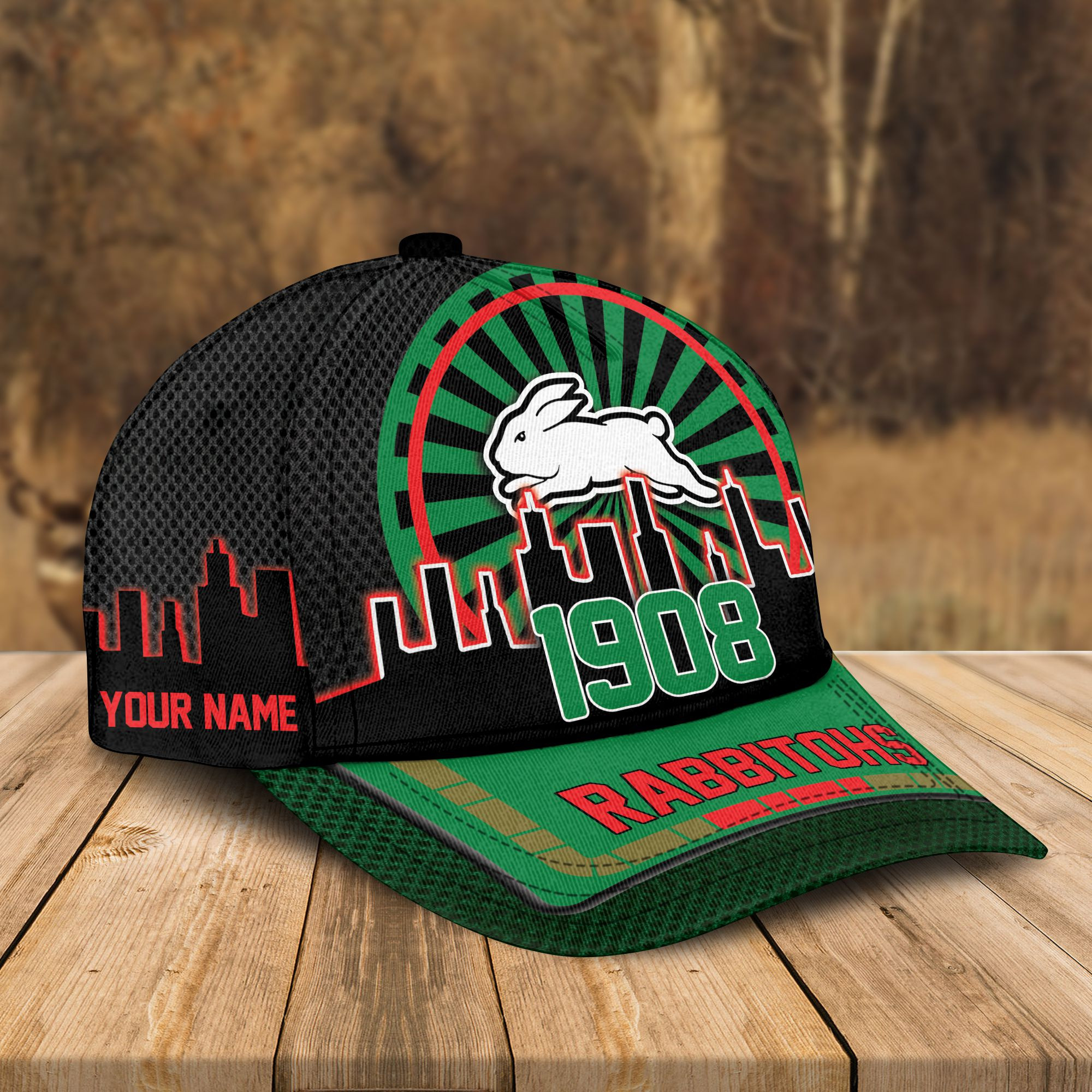 Adeenyc South Sydney Rabbitohs NRL Personalized Classic Cap Best Gift For Fans