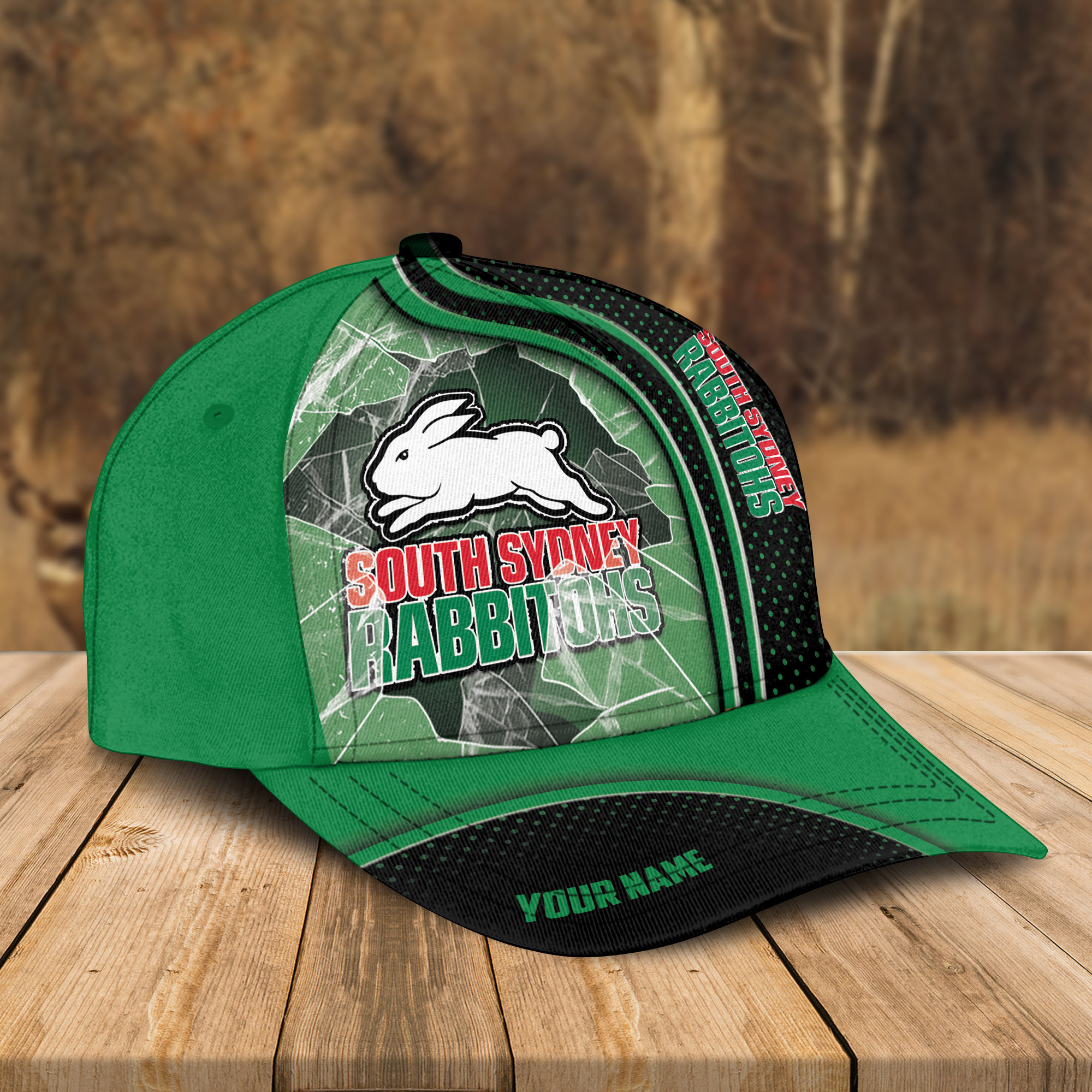 Adeenyc South Sydney Rabbitohs NRL Personalized Classic Cap Best Gift For Fans