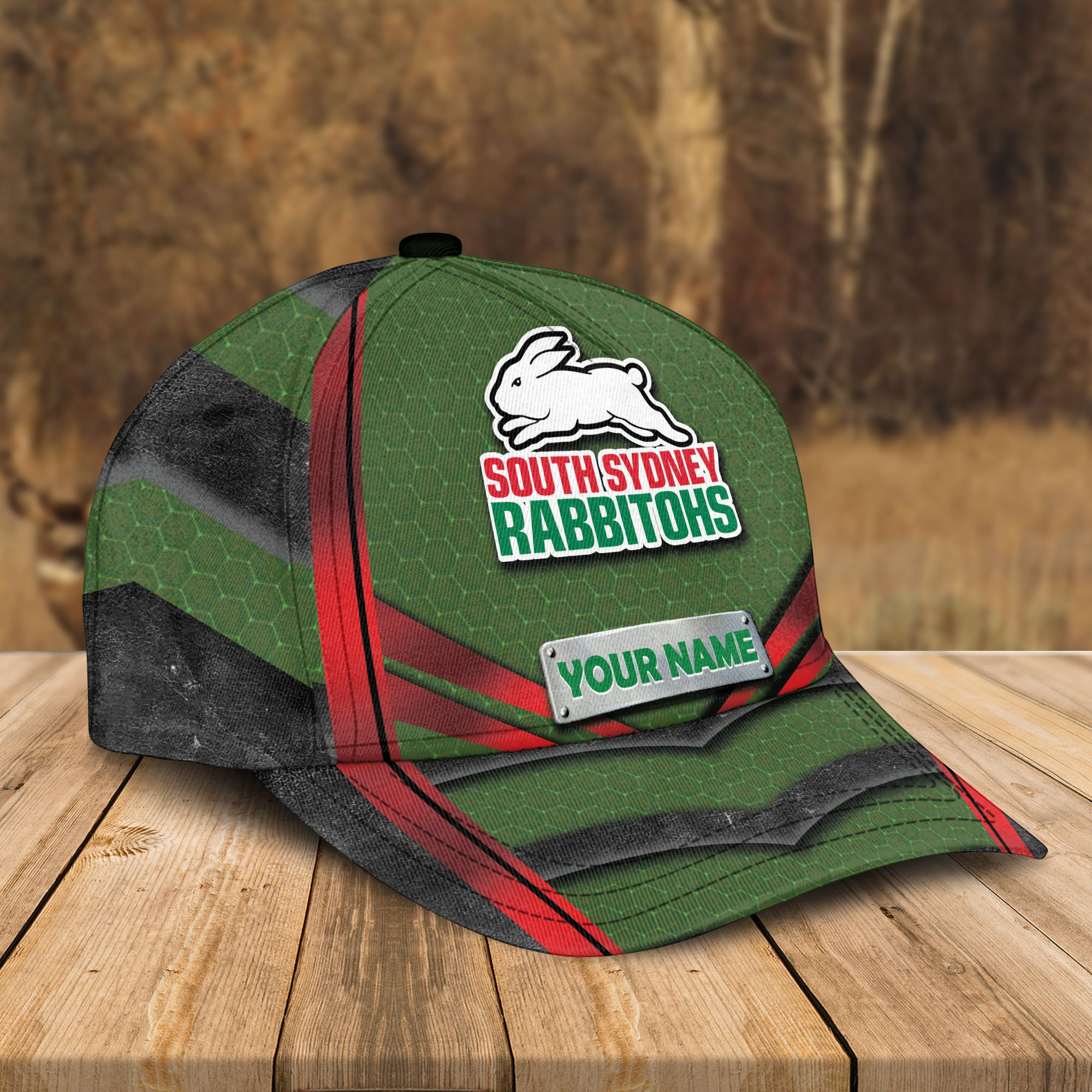 Adeenyc South Sydney Rabbitohs NRL Personalized Classic Cap Best Gift For Fans