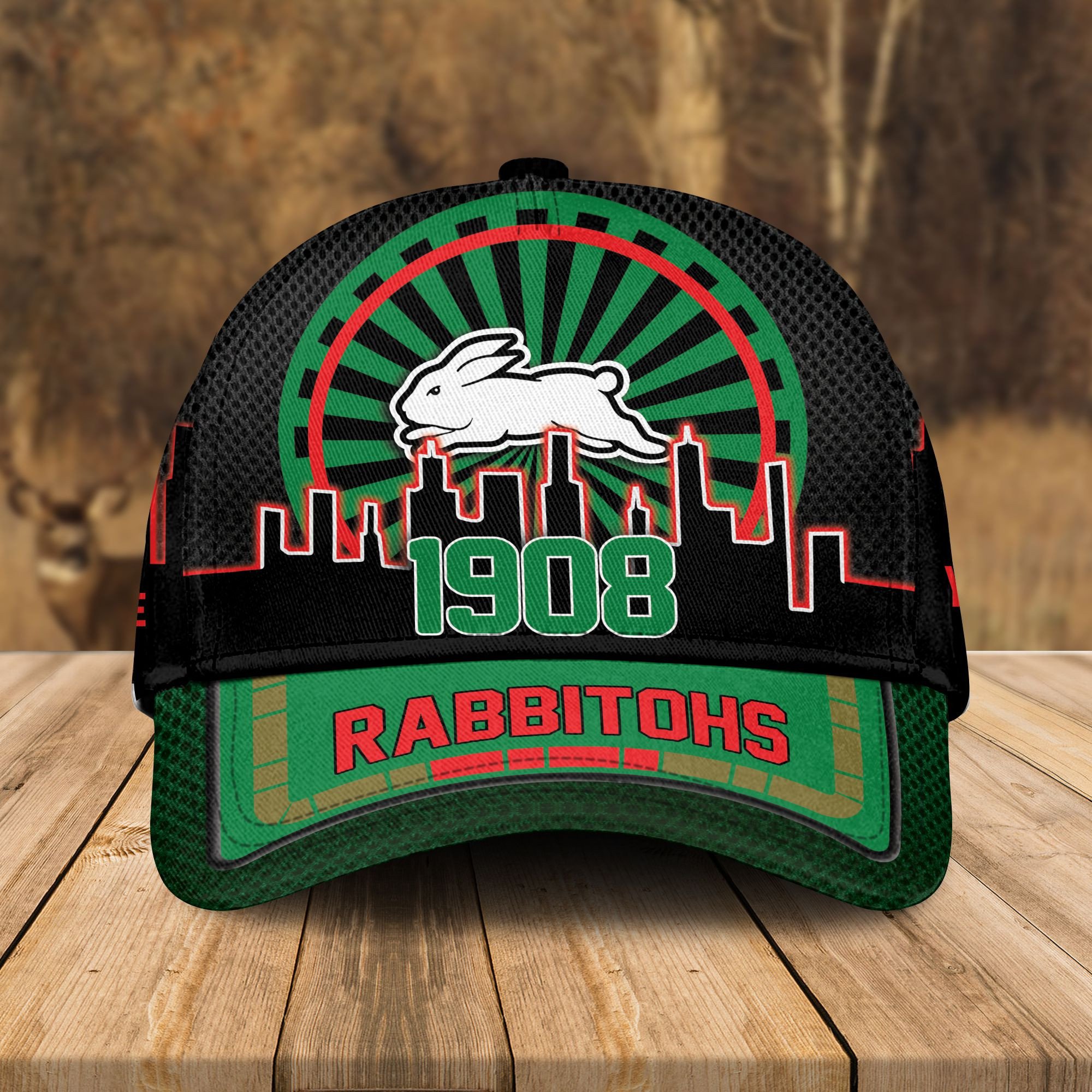 Adeenyc South Sydney Rabbitohs NRL Personalized Classic Cap Best Gift For Fans