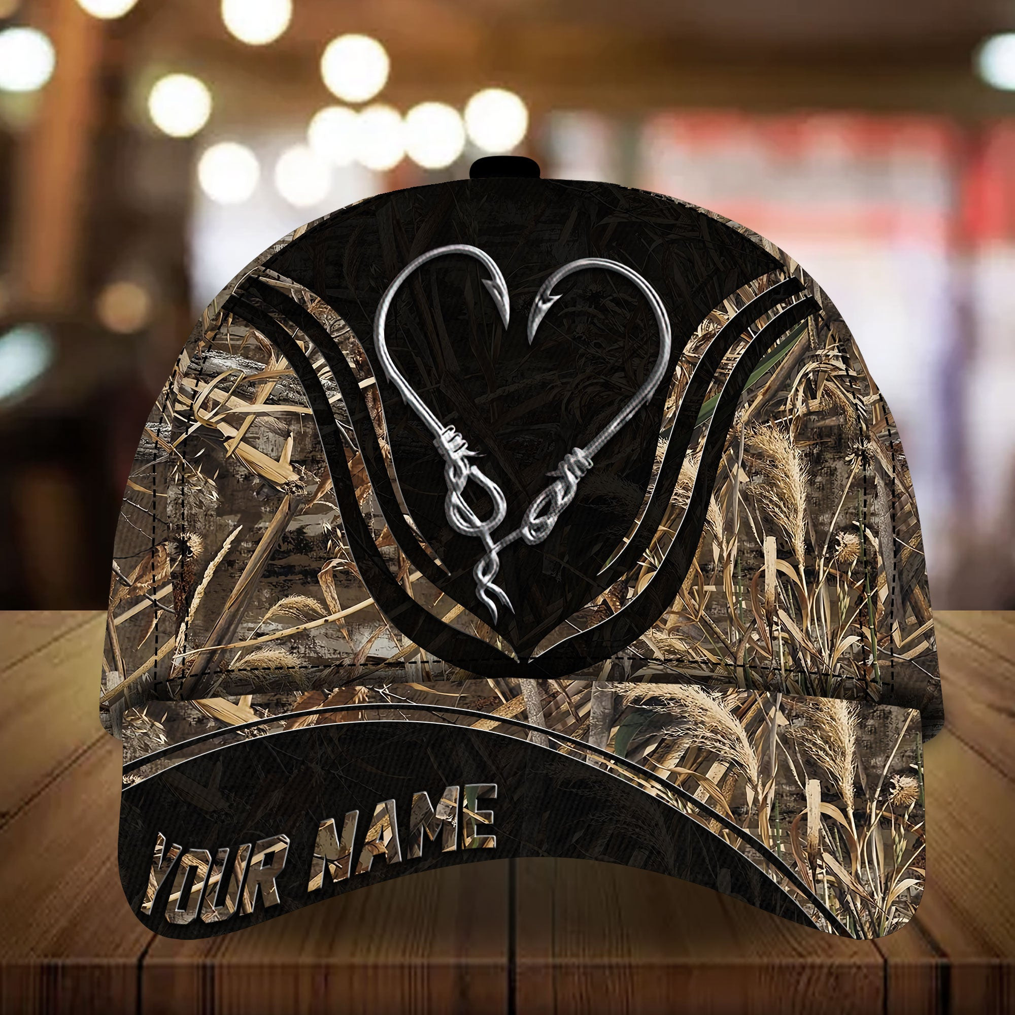 Adeenyc - Special Limited Fishing Hook Cap For Fishing Lover Multicolored Personalized Name Custom Name Trucker Hats Custom Hats Gifts For Men & Women