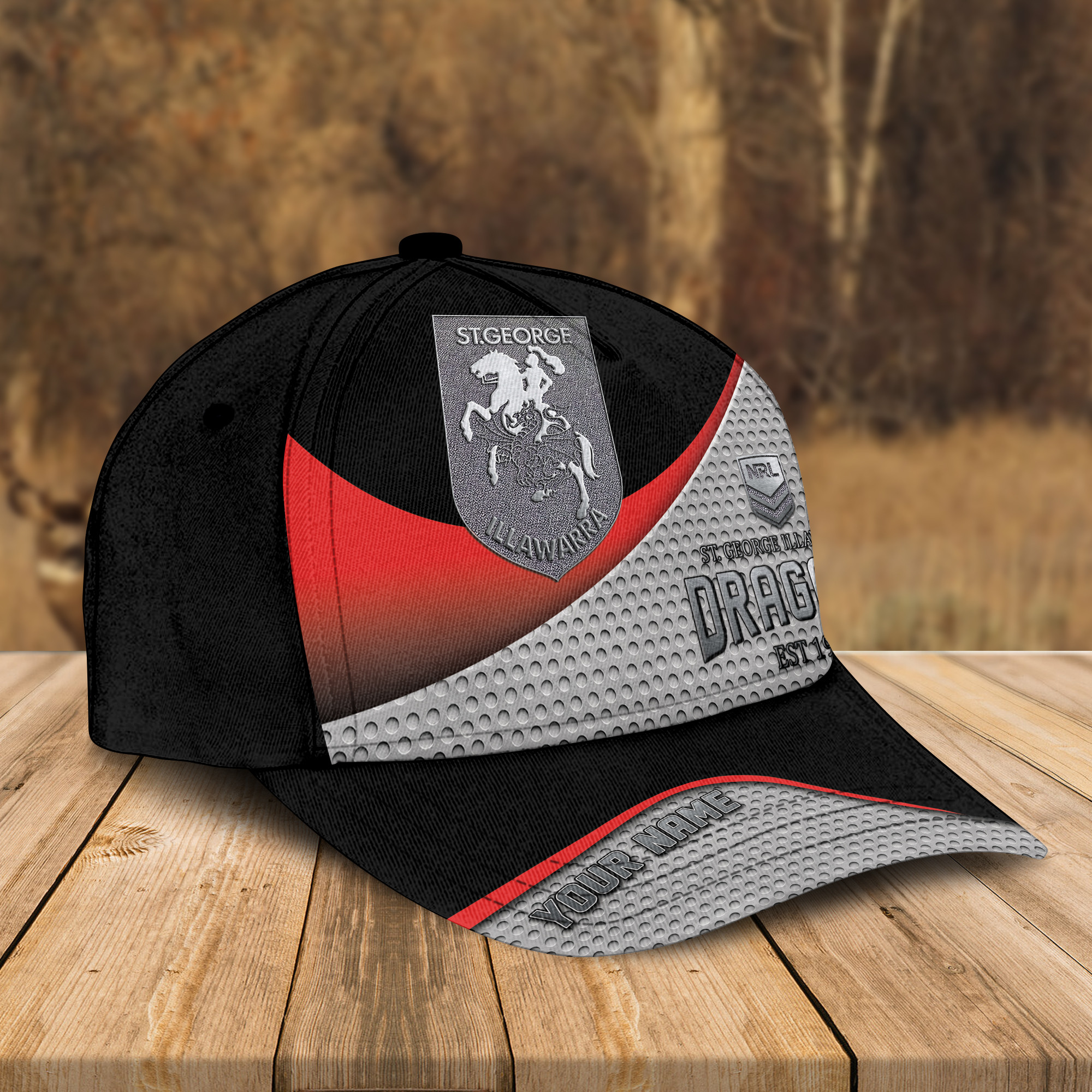 Adeenyc St. George Illawarra Dragons NRL Personalized Classic Cap Best Gift For Fans