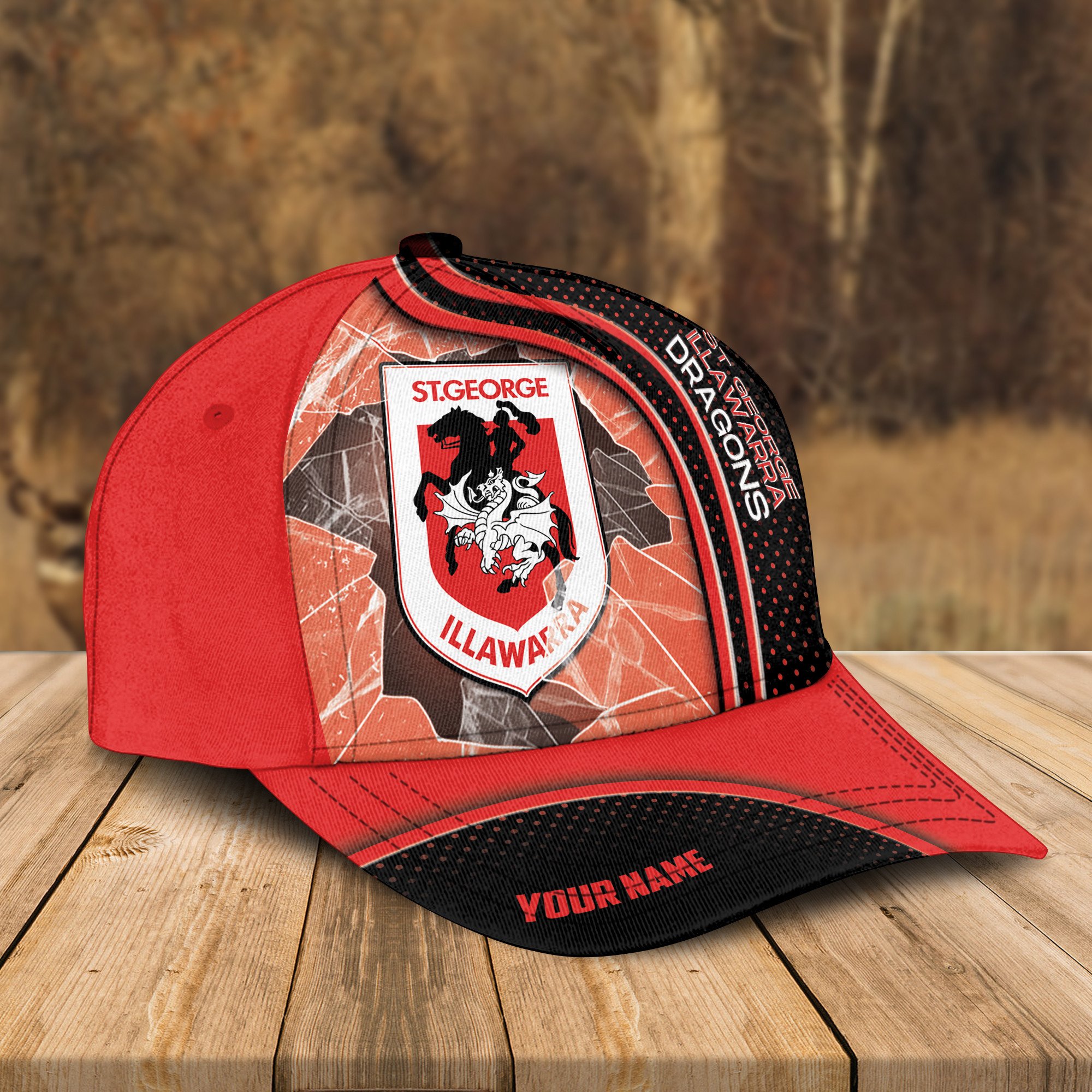 Adeenyc St. George Illawarra Dragons NRL Personalized Classic Cap Best Gift For Fans