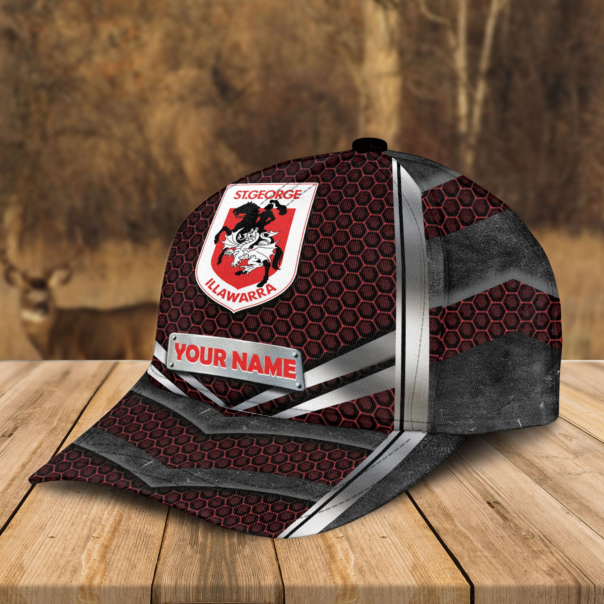 Adeenyc St. George Illawarra Dragons NRL Personalized Classic Cap Best Gift For Fans