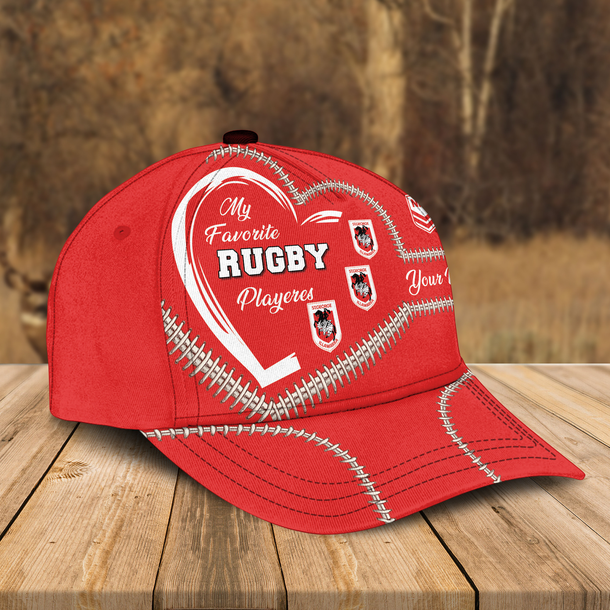 Adeenyc St. George Illawarra Dragons NRL Personalized Classic Cap Best Gift For Fans