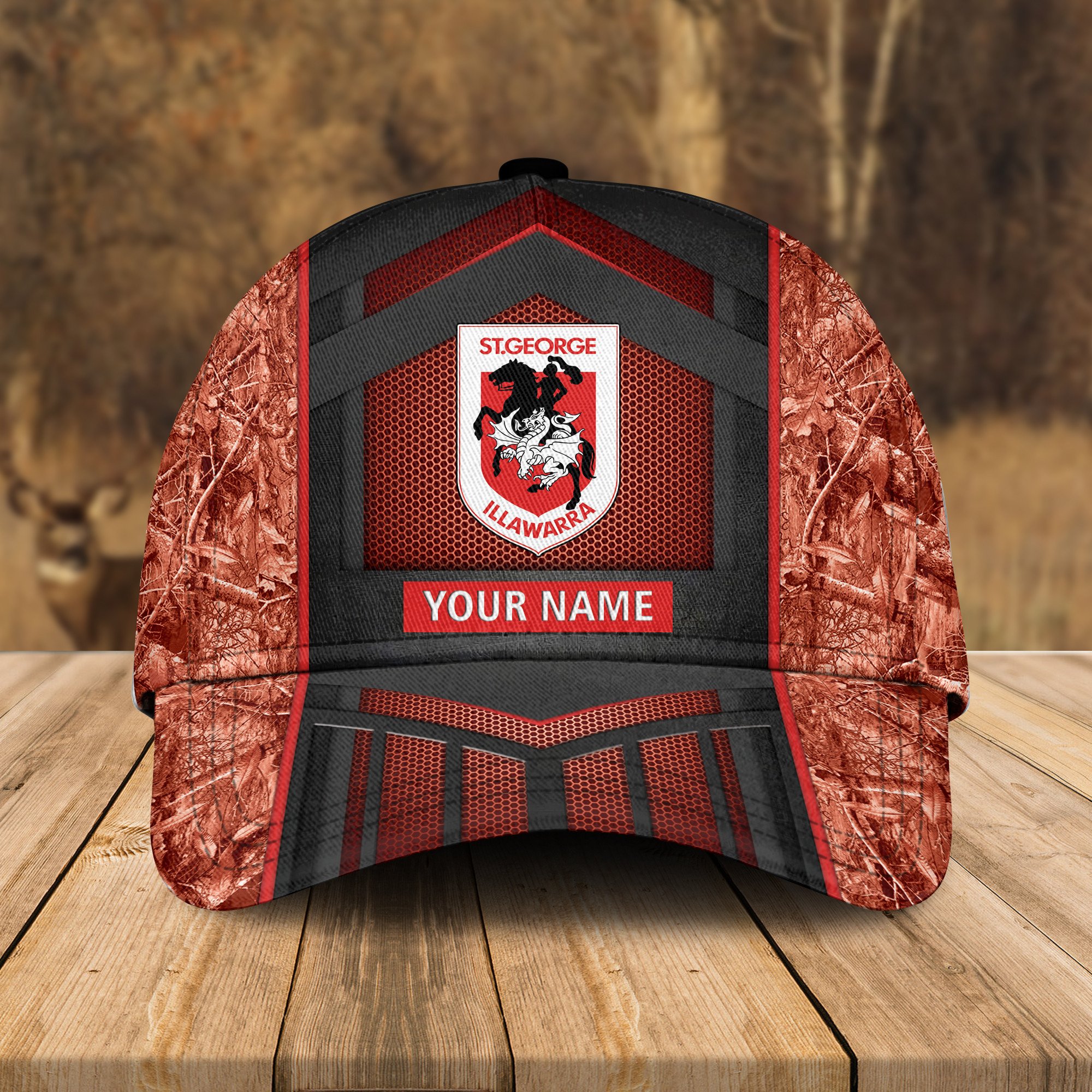 Adeenyc St. George Illawarra Dragons NRL Personalized Classic Cap Best Gift For Fans