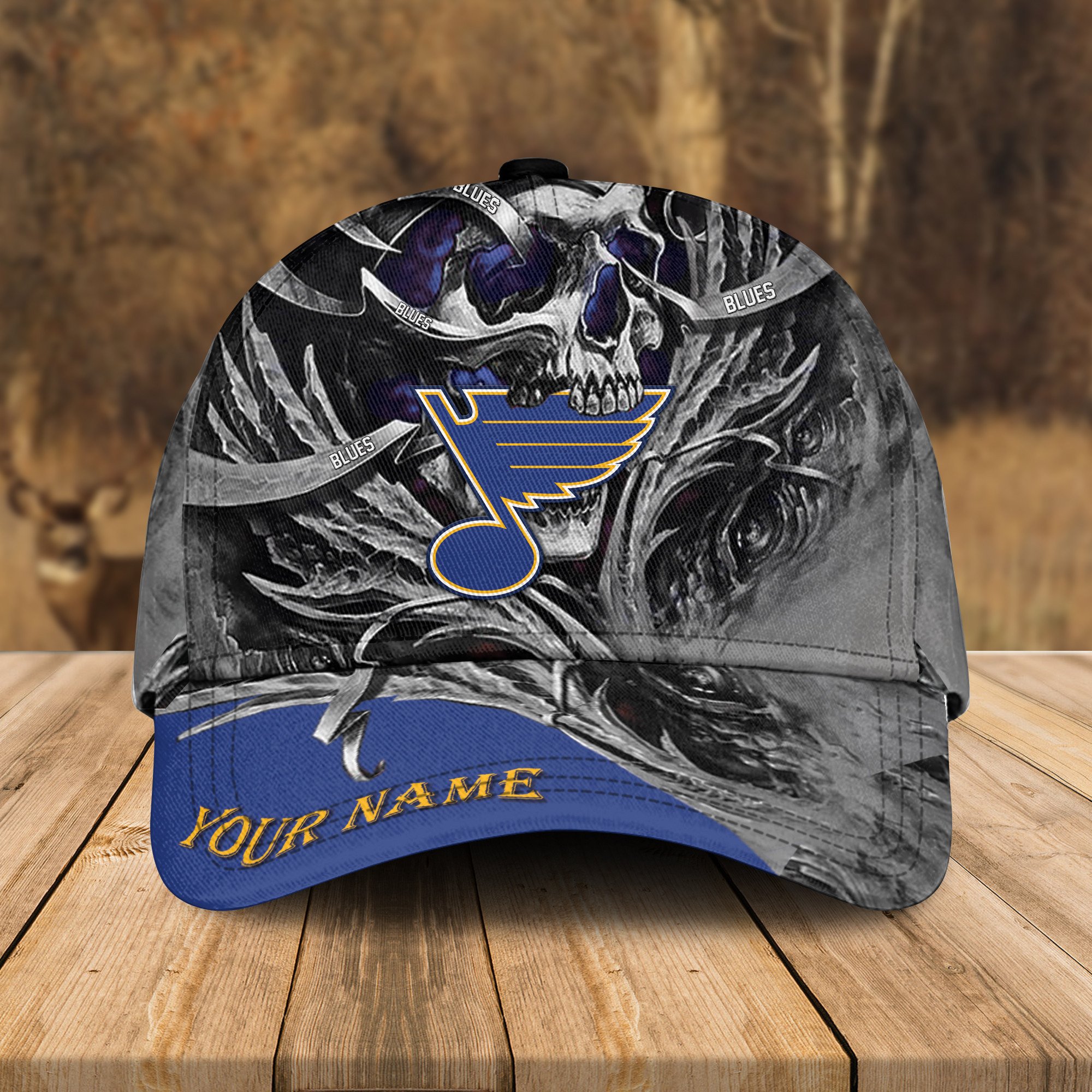 Adeenyc St. Louis Blues NHL 3D Classic Cap Personalized Gift For Fans