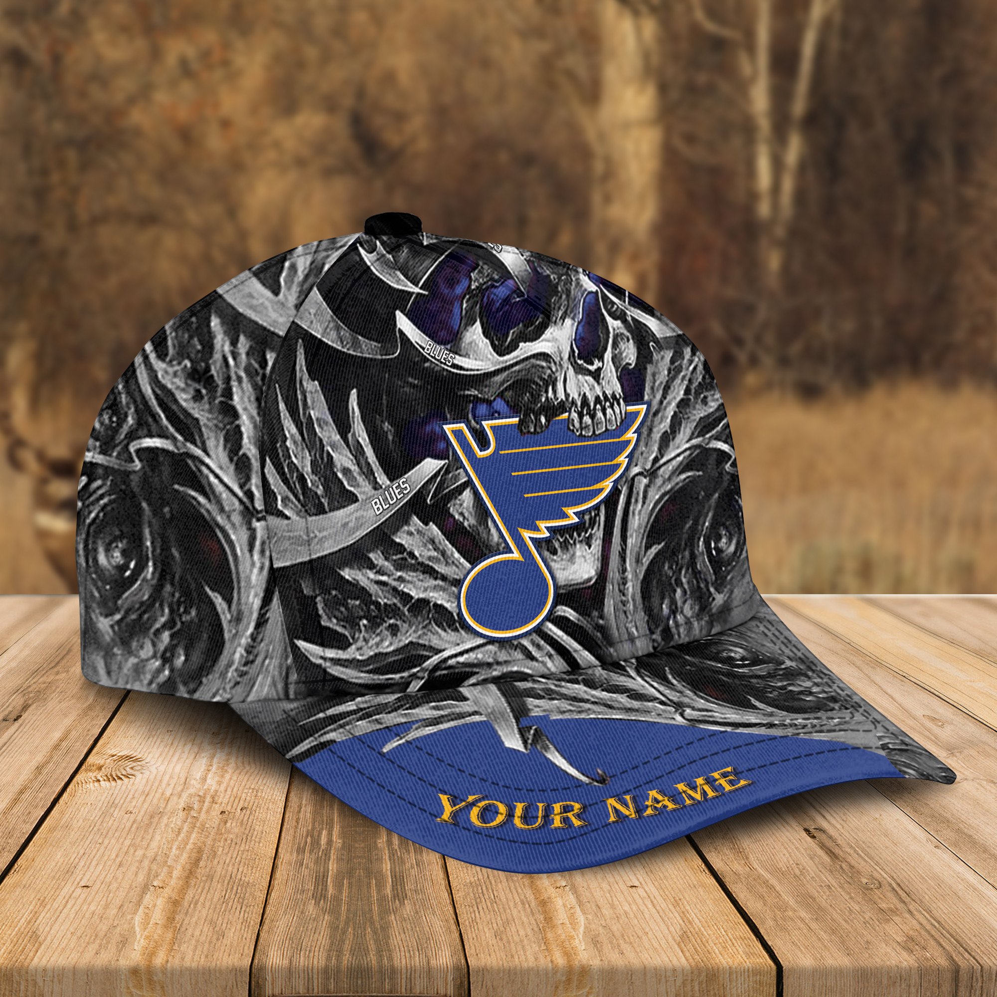 Adeenyc St. Louis Blues NHL 3D Classic Cap Personalized Gift For Fans