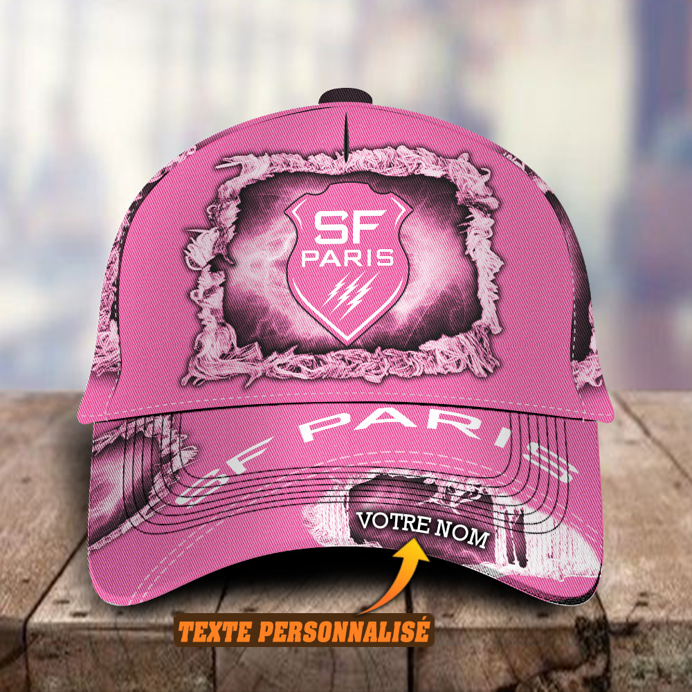 Adeenyc Stade Francais Paris 3D Classic Cap Custom Baseball Cap Hat