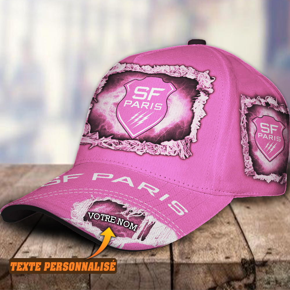 Adeenyc Stade Francais Paris 3D Classic Cap Custom Baseball Cap Hat