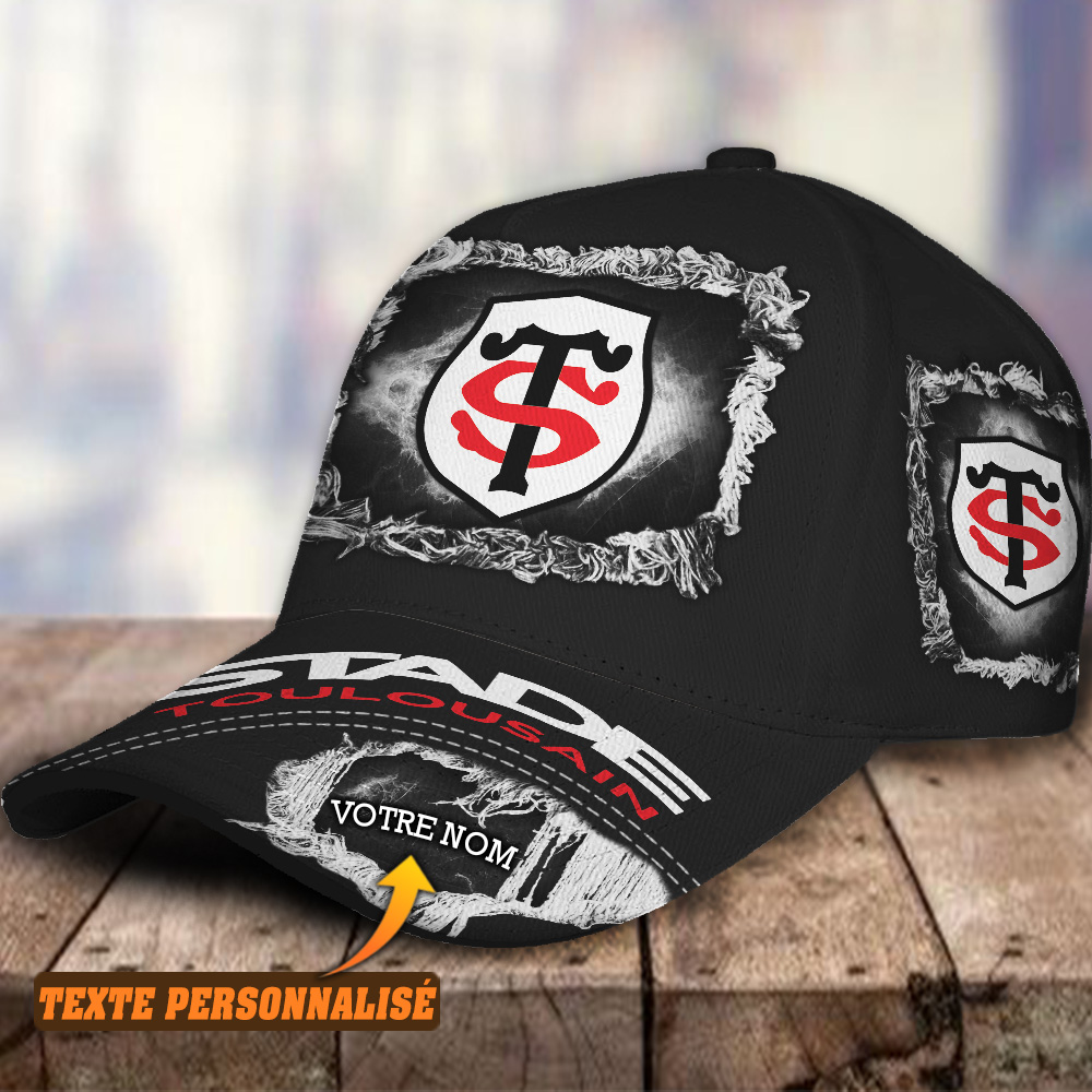 Adeenyc Stade Toulousain 3D Classic Cap Custom Baseball Cap Hat Trucker Hats Custom Hats Gifts For Men & Women
