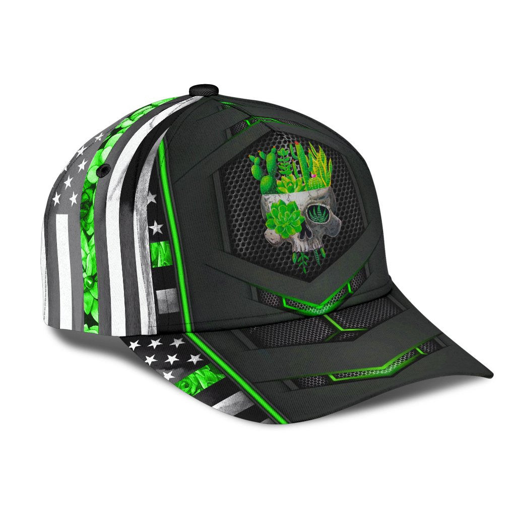 Adeenyc Succulent Pot Head Classic Cap Trucker Hats Custom Hats Gifts For Men & Women