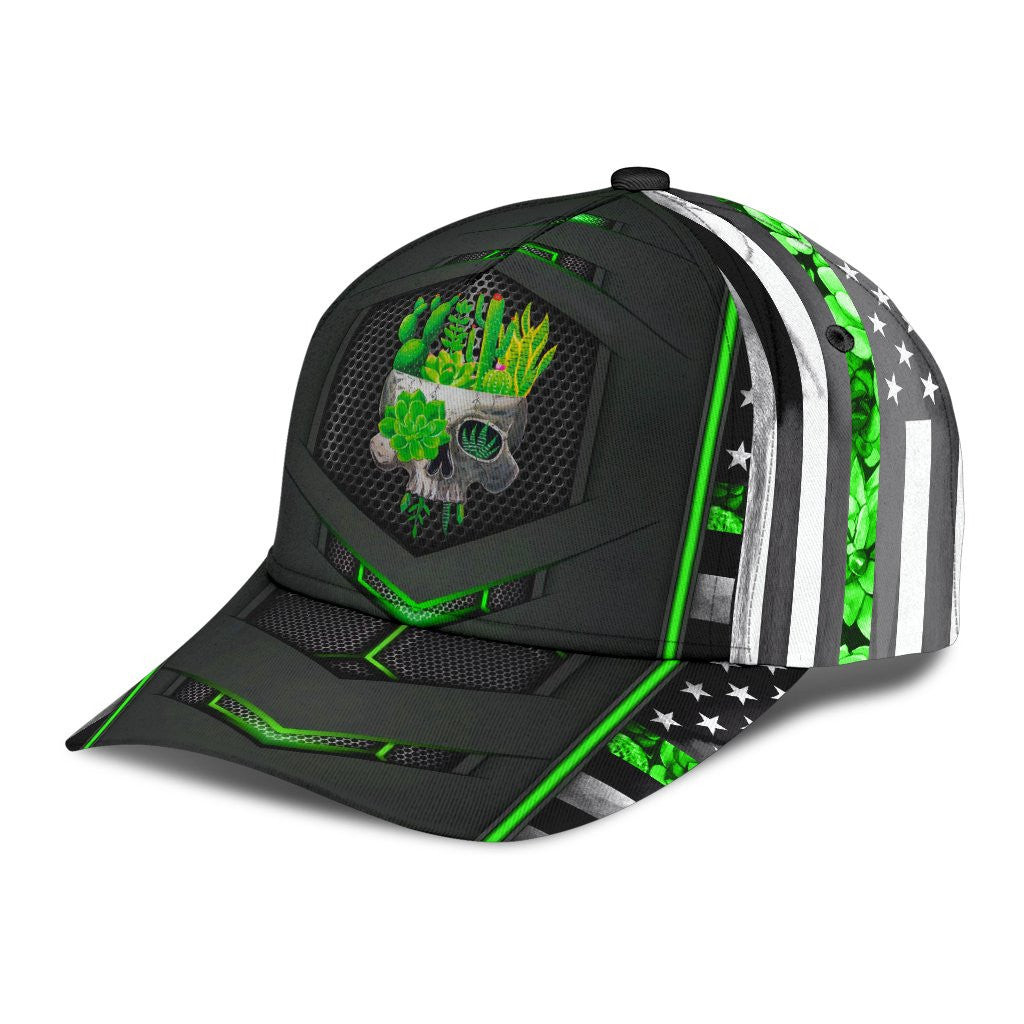 Adeenyc Succulent Pot Head Classic Cap Trucker Hats Custom Hats Gifts For Men & Women