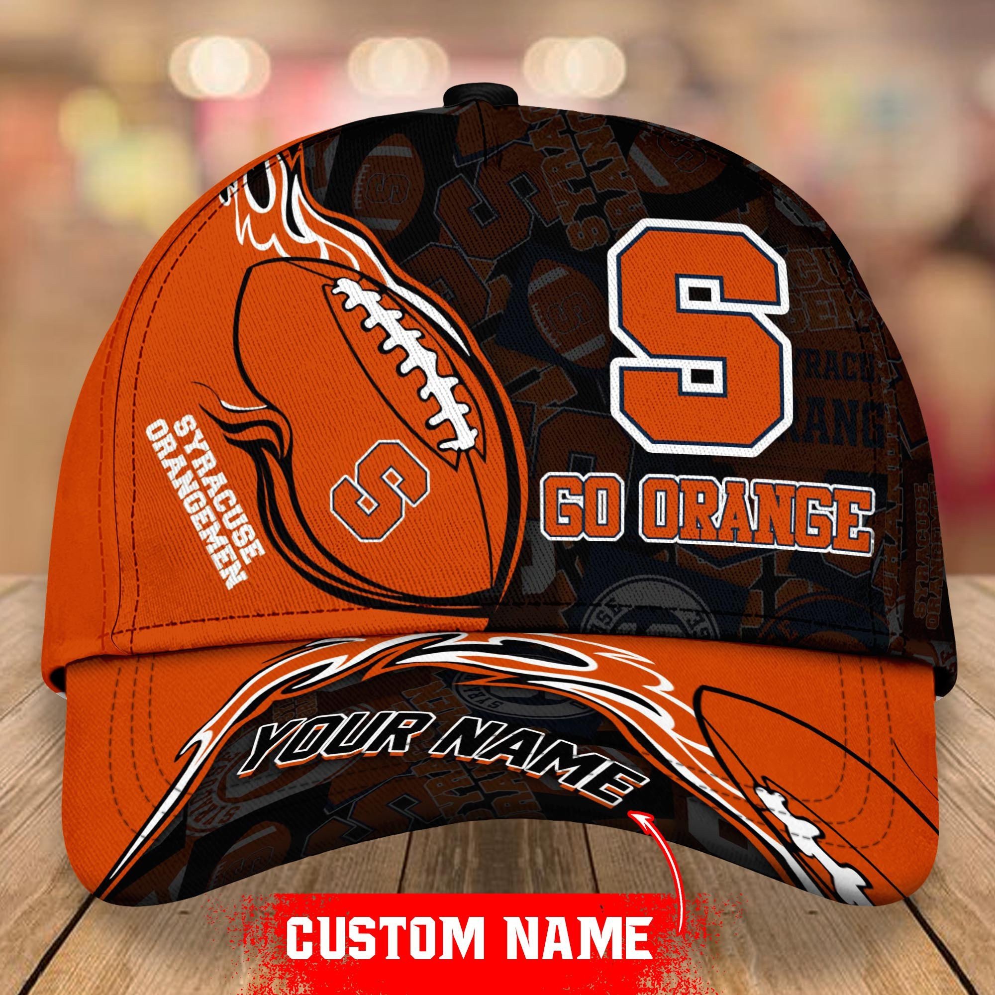 Adeenyc Syracuse Orange NCAA Personalized Hats Baseball Caps Classic Caps for men, women