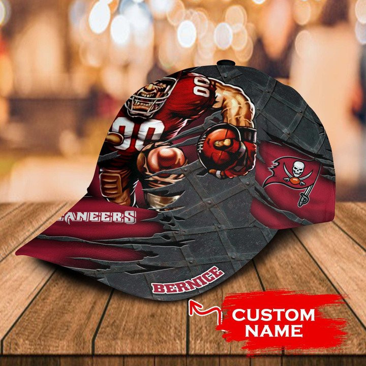 Adeenyc Tampa Bay Buccaneers NFL Personalized Hats Baseball Caps Classic Caps for men, women