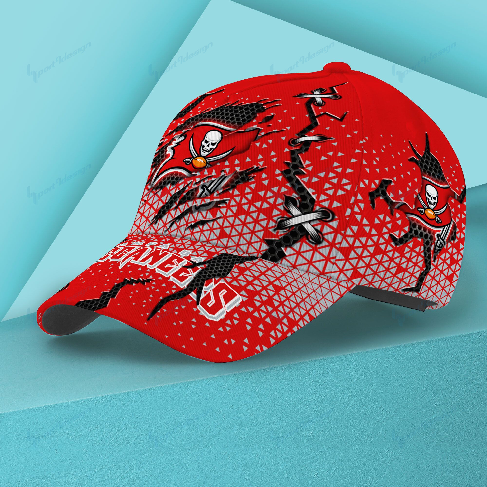 Adeenyc Tampa Bay Buccaneers NFL Personalized Hats Baseball Caps Classic Caps for men, women