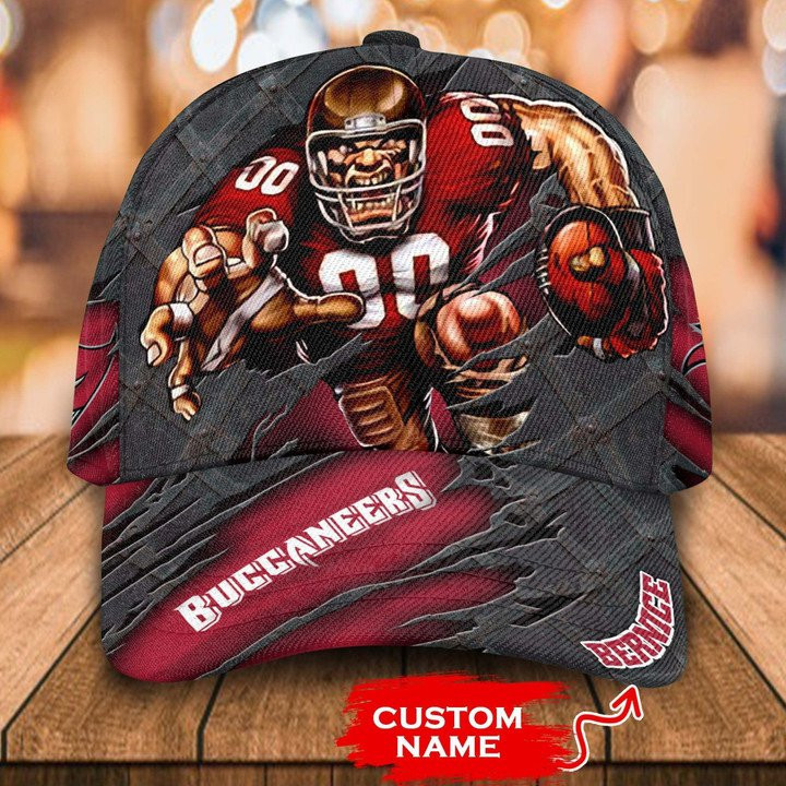 Adeenyc Tampa Bay Buccaneers NFL Personalized Hats Baseball Caps Classic Caps for men, women