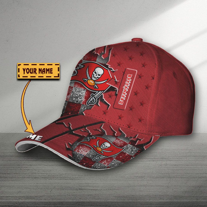 Adeenyc Tampa Bay Buccaneers NFL Personalized Hats Baseball Caps Classic Caps for men, women