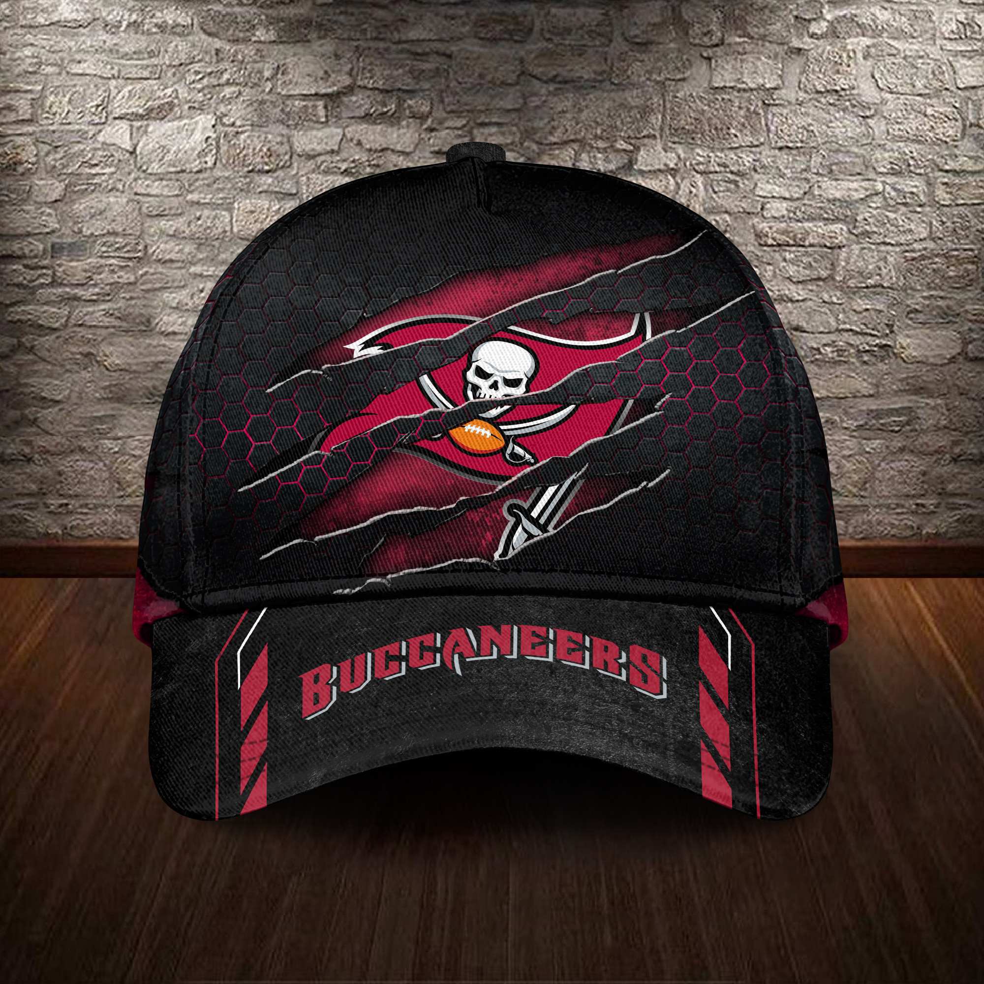 Adeenyc Tampa Bay Buccaneers NFL Personalized Hats Baseball Caps Classic Caps for men, women