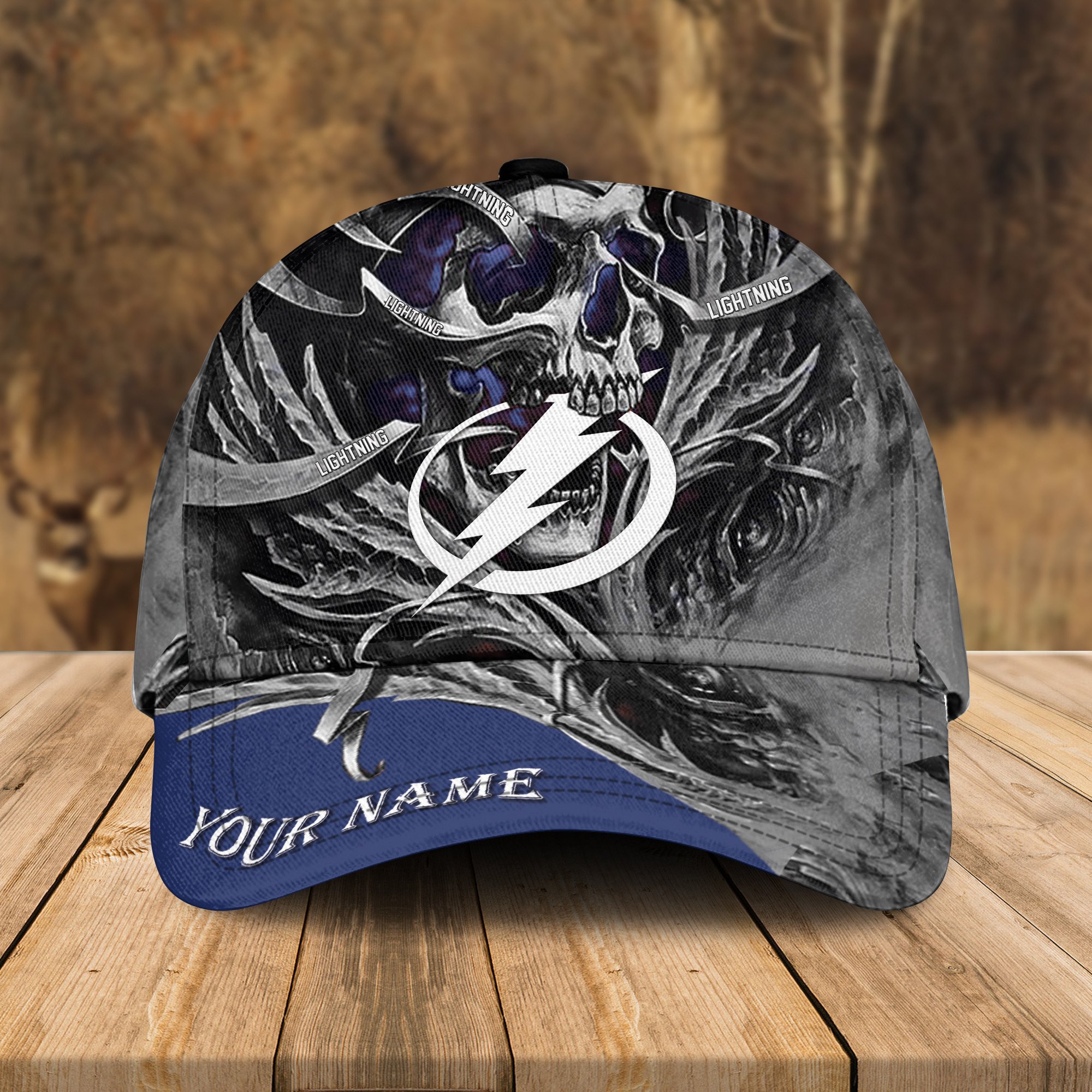 Adeenyc Tampa Bay Lightning NHL 3D Classic Cap Personalized Gift For Fans