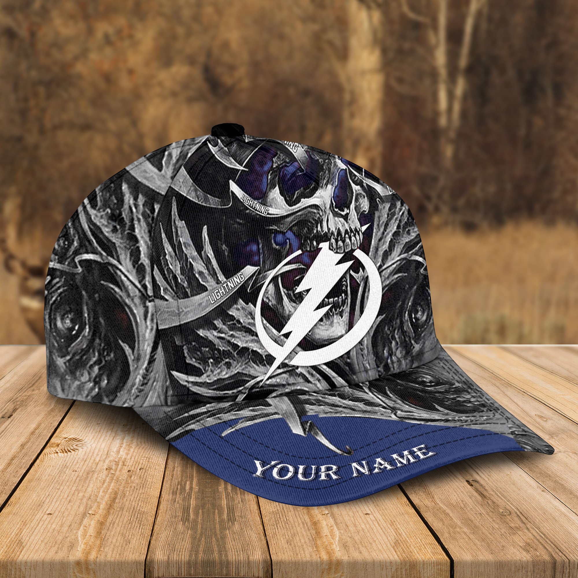 Adeenyc Tampa Bay Lightning NHL 3D Classic Cap Personalized Gift For Fans