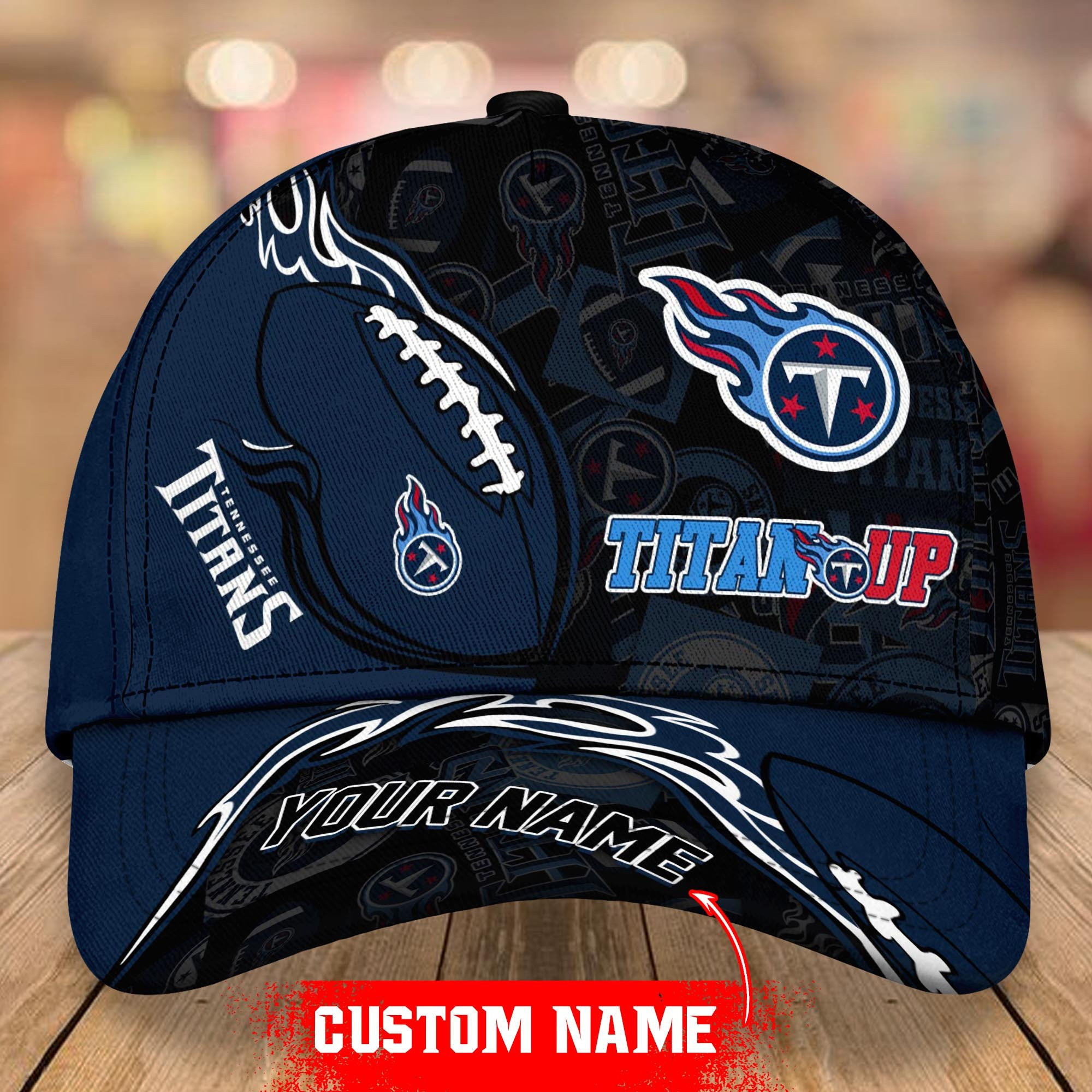 Adeenyc Tennessee Titans Classic Personalized Hats Baseball Caps Classic Caps for men, women