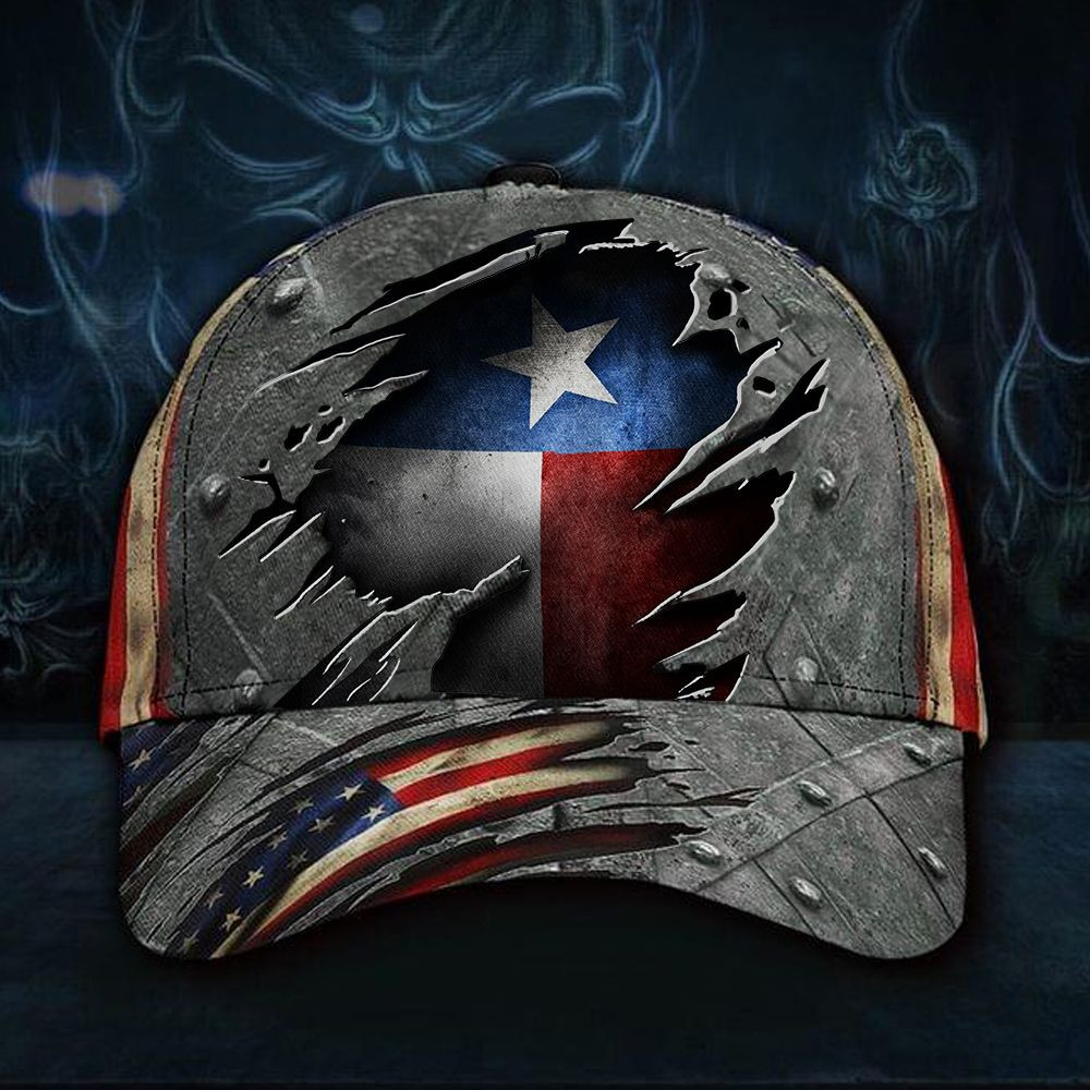 Adeenyc Texas Flag Hat 3D Old Retro Hat Cap Gift For Men Women Trucker Hats Custom Hats Gifts For Men & Women