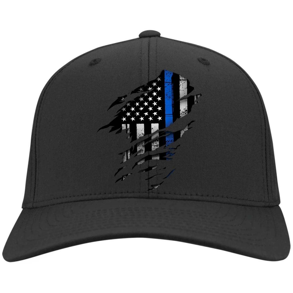 Adeenyc Thin Blue Line 3D Hat We Back The Blue Support Our Law Enforcement Gift Cap Hat For Men Women Trucker Hats Custom Hats Gifts For Men & Women