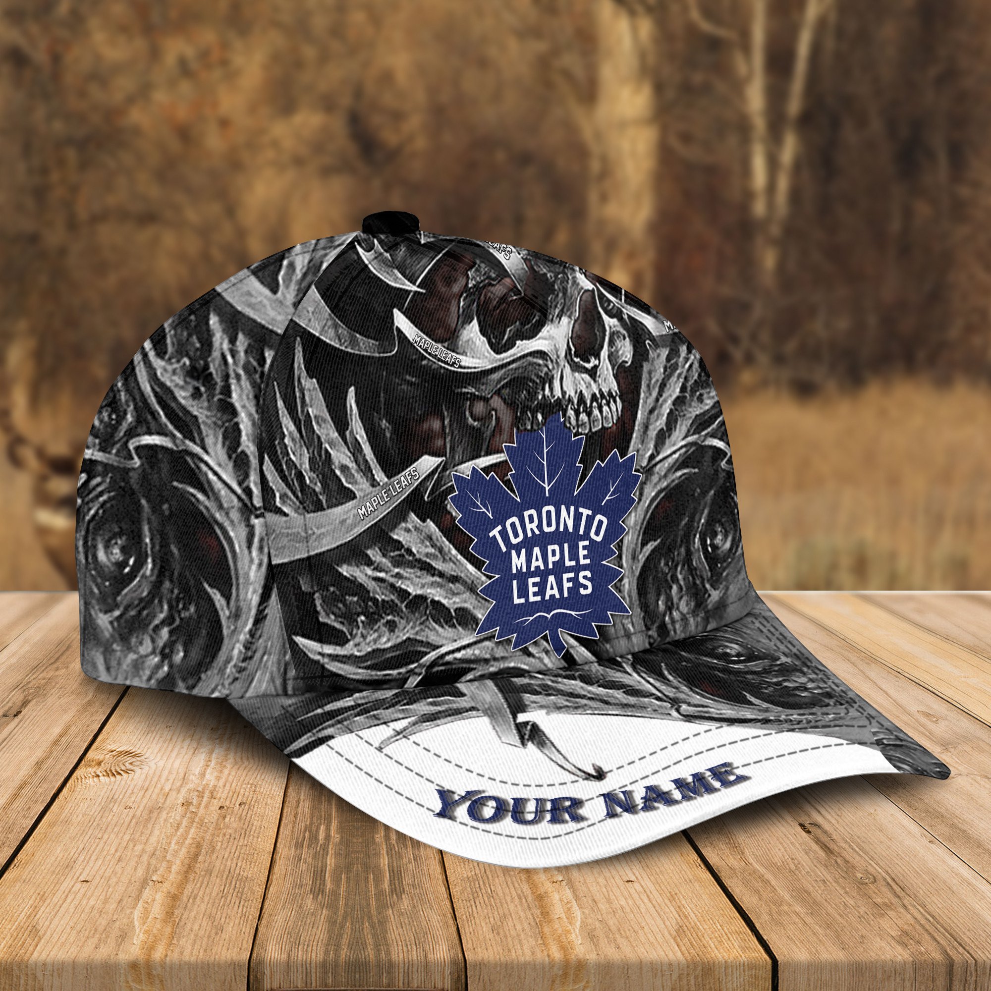 Adeenyc Toronto Maple Leafs NHL 3D Classic Cap Personalized Gift For Fans