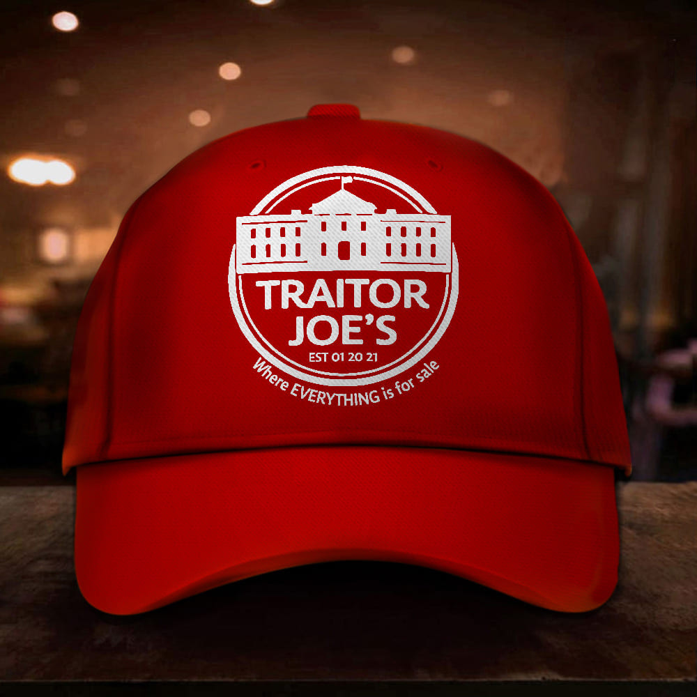 Adeenyc Traitor Joe's Hat Red Anti Democrat FJB Merch Gifts For Trump Lovers Trucker Hats Custom Hats Gifts For Men & Women