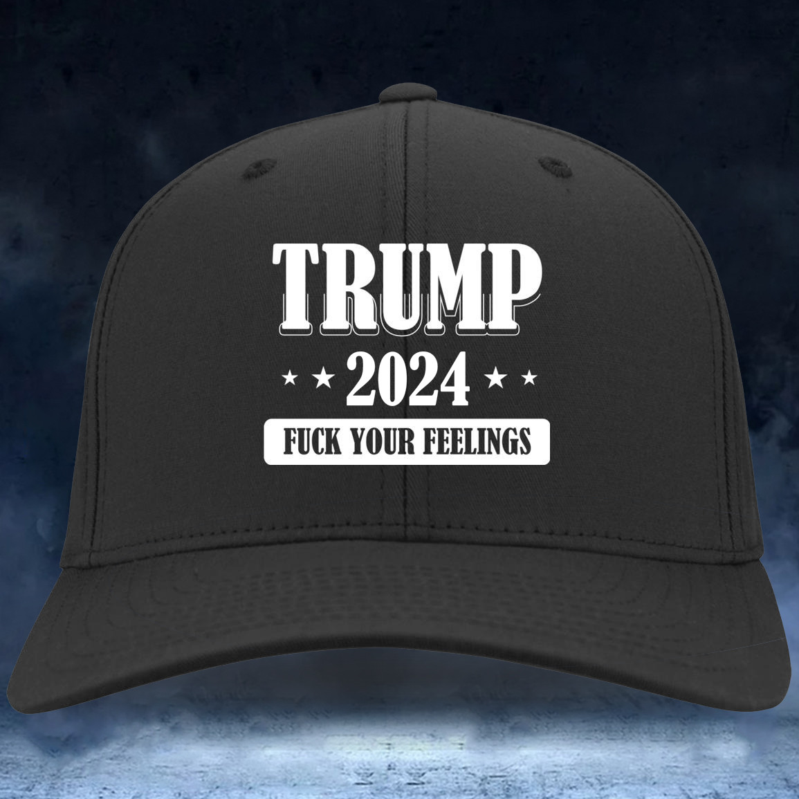 Adeenyc Trump 2024 Fck Your Feelings Hat Vote For Trump President Campaign Merch Gifts For Republicans Trucker Hats Custom Hats Gifts For Men & Women