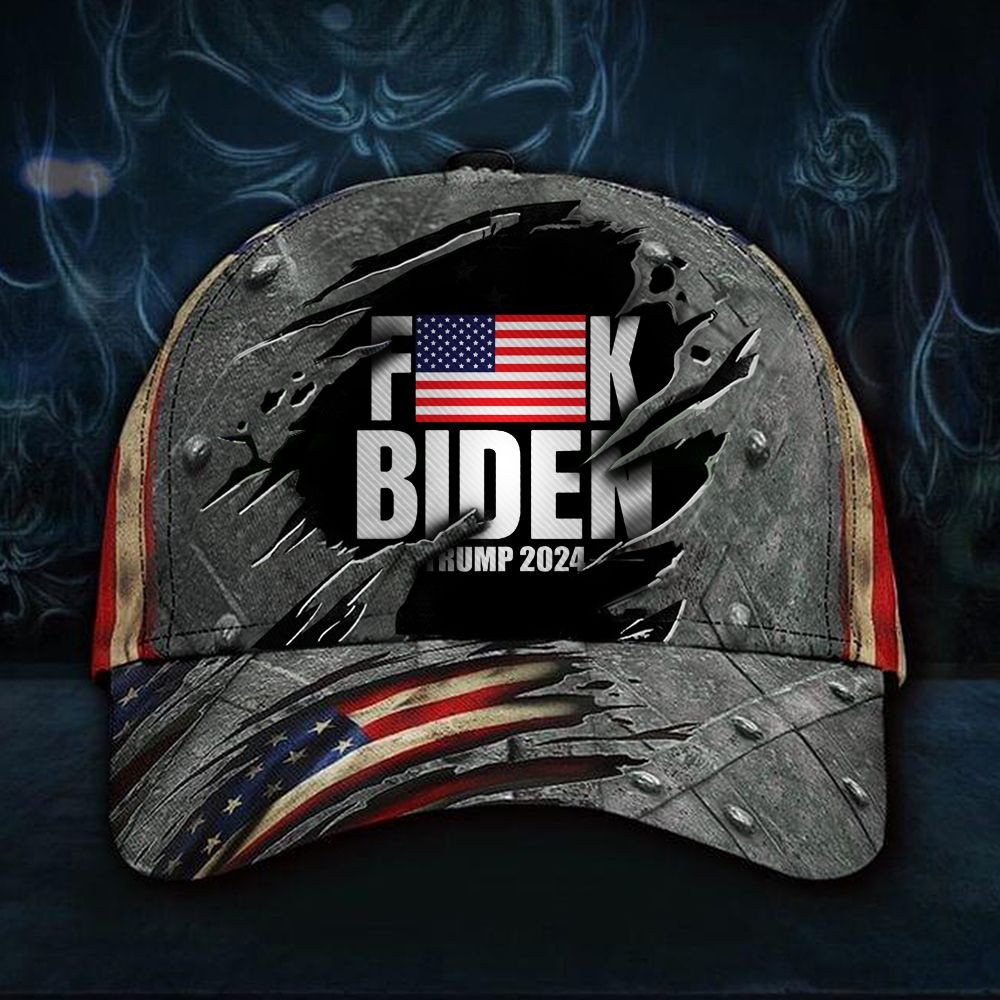 Adeenyc Trump 2024 Hat Fuck Biden Anti Joe Biden Merch USA Flag Cap Vintage Trump Merchandise Trucker Hats Custom Hats Gifts For Men & Women