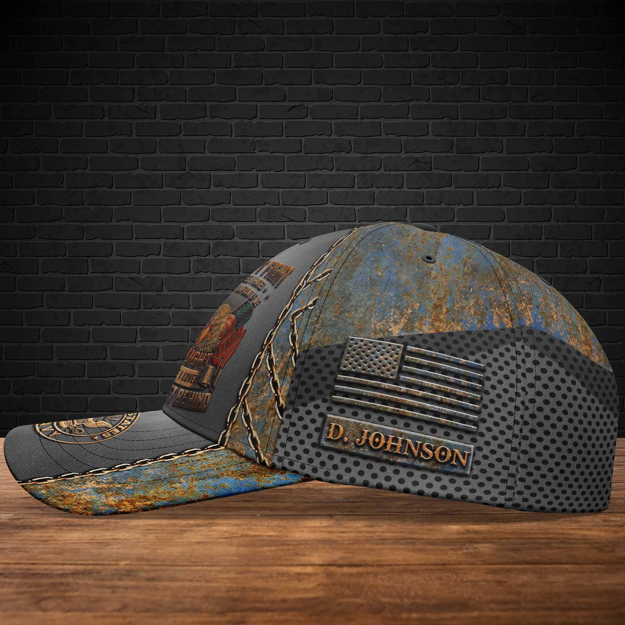 Adeenyc US Military Veteran Classic Cap, Personalized Classic Cap For Veteran Trucker Hats Custom Hats Gifts For Men & Women