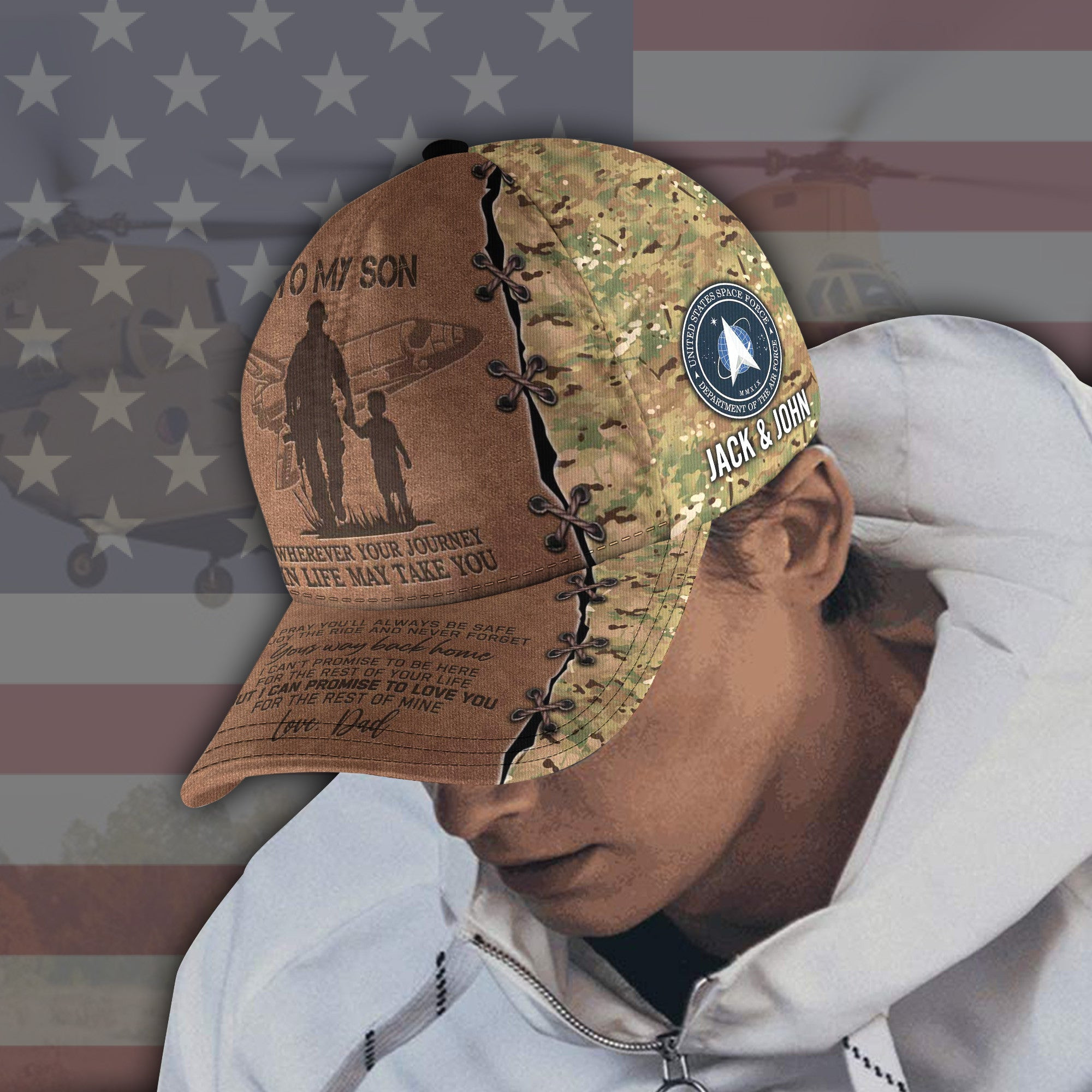 Adeenyc US Military Veteran Classic Cap, Personalized Classic Cap For Veteran Trucker Hats Custom Hats Gifts For Men & Women