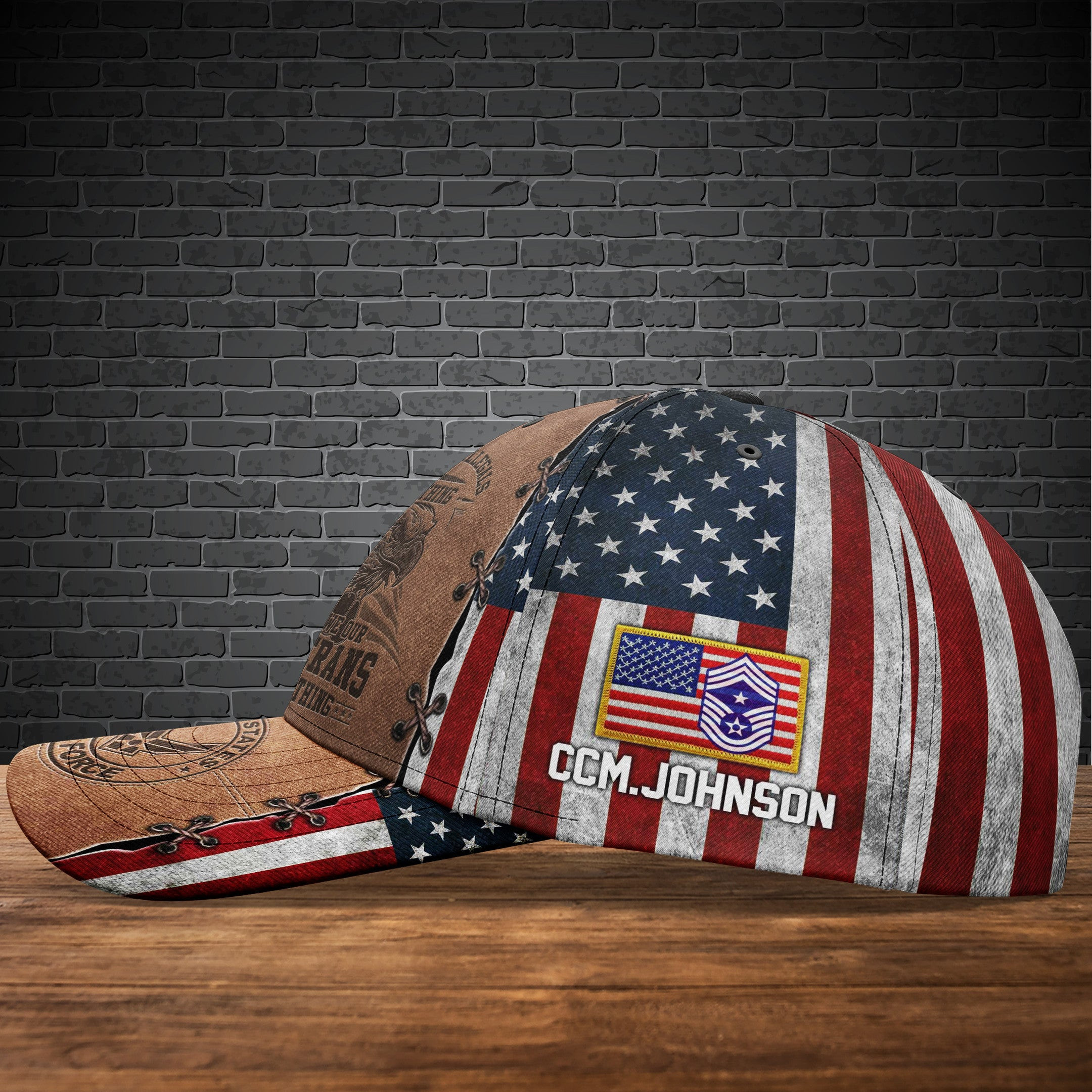 Adeenyc US Military Veteran Classic Cap, Personalized Classic Cap For Veteran Trucker Hats Custom Hats Gifts For Men & Women