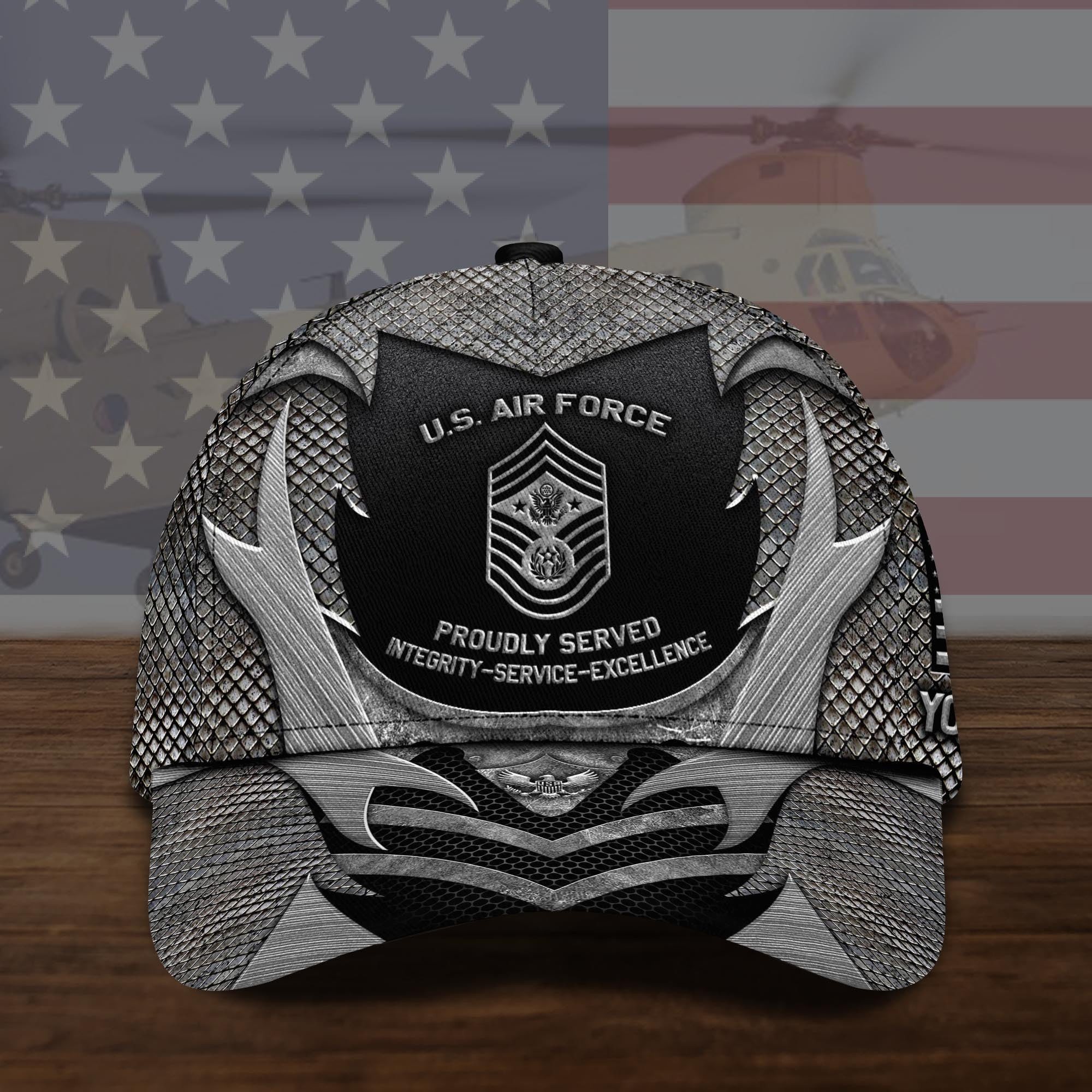 Adeenyc US Military Veteran Classic Cap, Personalized Classic Cap For Veteran Trucker Hats Custom Hats Gifts For Men & Women