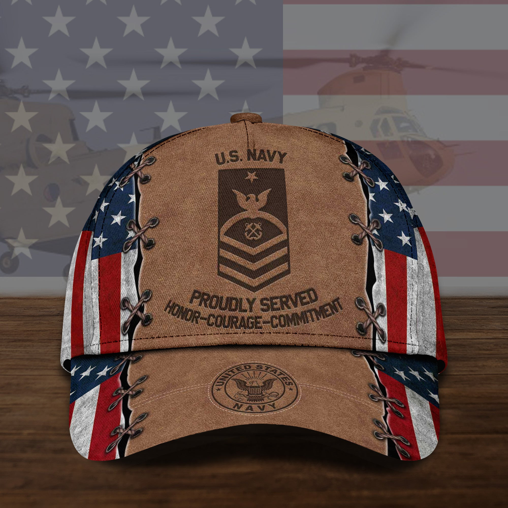 Adeenyc US Military Veteran Classic Cap, Personalized Classic Cap For Veteran Trucker Hats Custom Hats Gifts For Men & Women