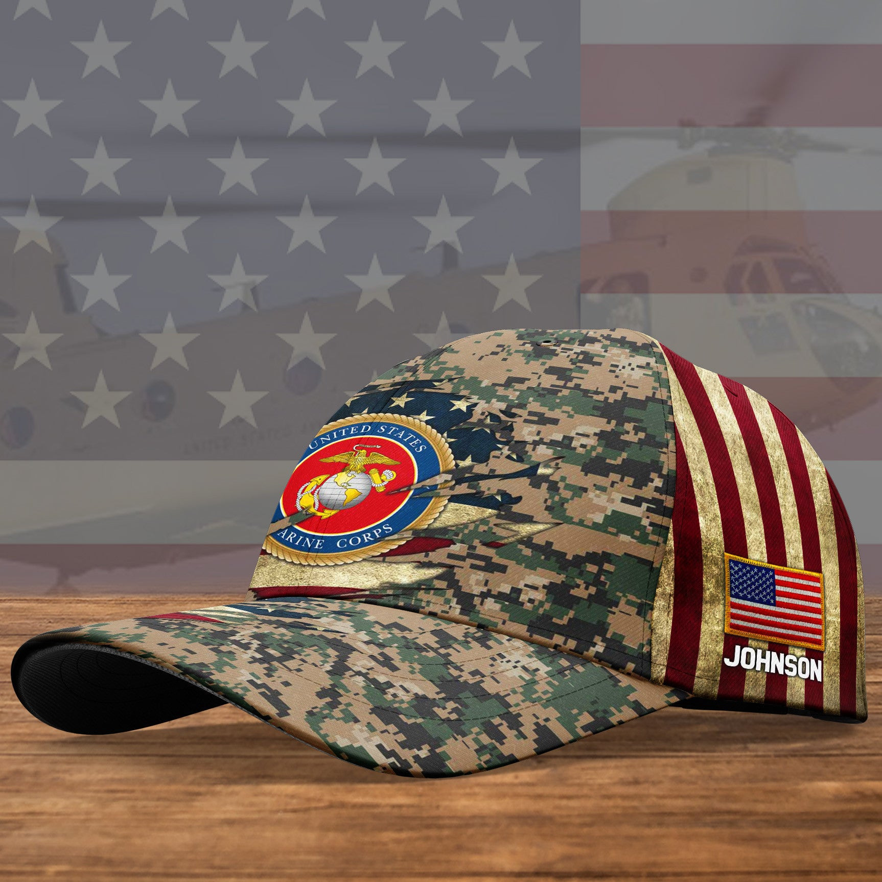 Adeenyc US Military Veteran Classic Cap, Personalized Classic Cap For Veteran Trucker Hats Custom Hats Gifts For Men & Women