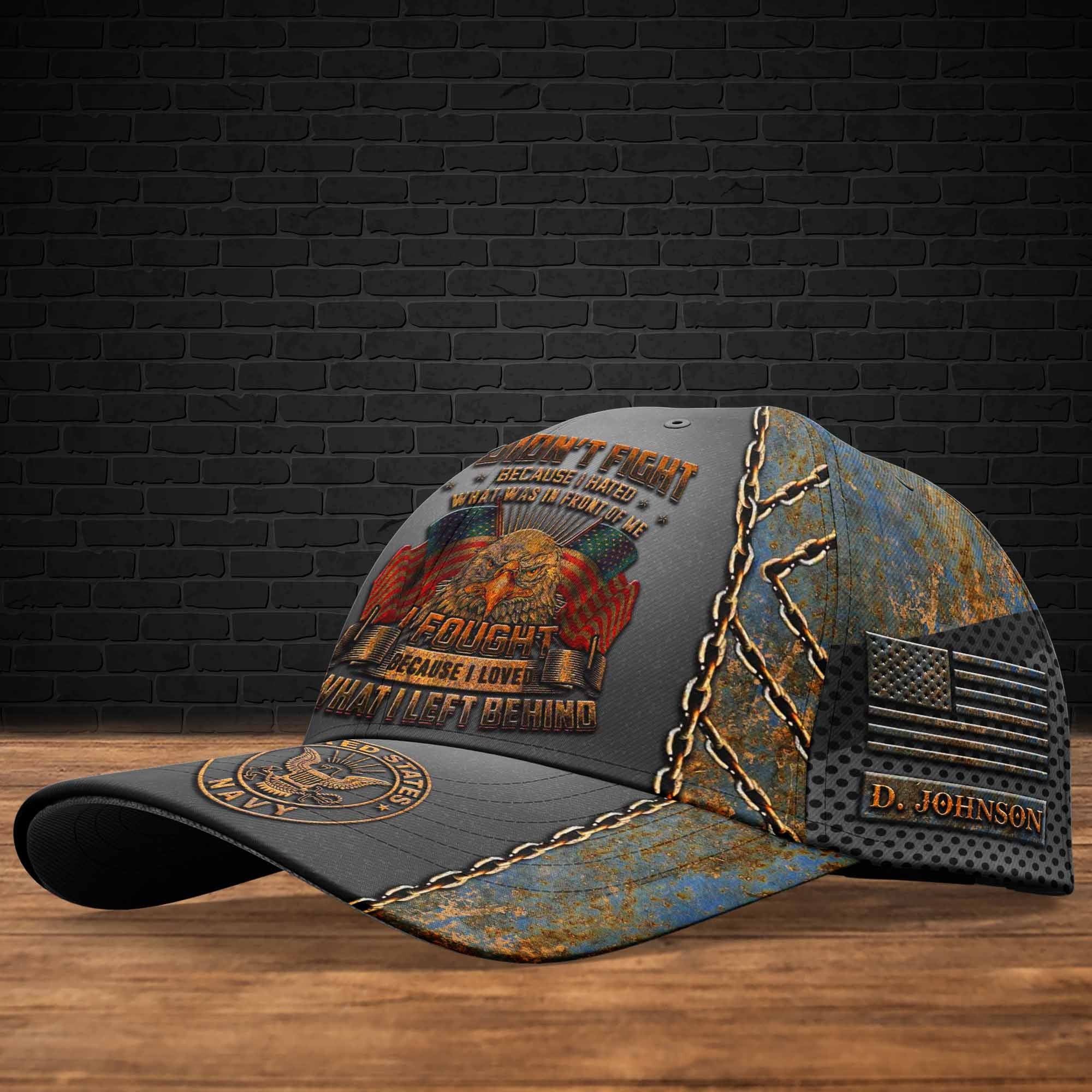 Adeenyc US Military Veteran Classic Cap, Personalized Classic Cap For Veteran Trucker Hats Custom Hats Gifts For Men & Women