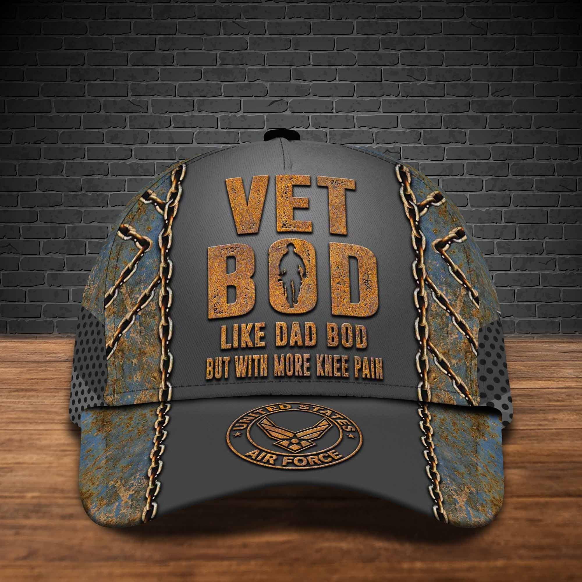 Adeenyc US Military Veteran Classic Cap, Personalized Classic Cap For Veteran Trucker Hats Custom Hats Gifts For Men & Women