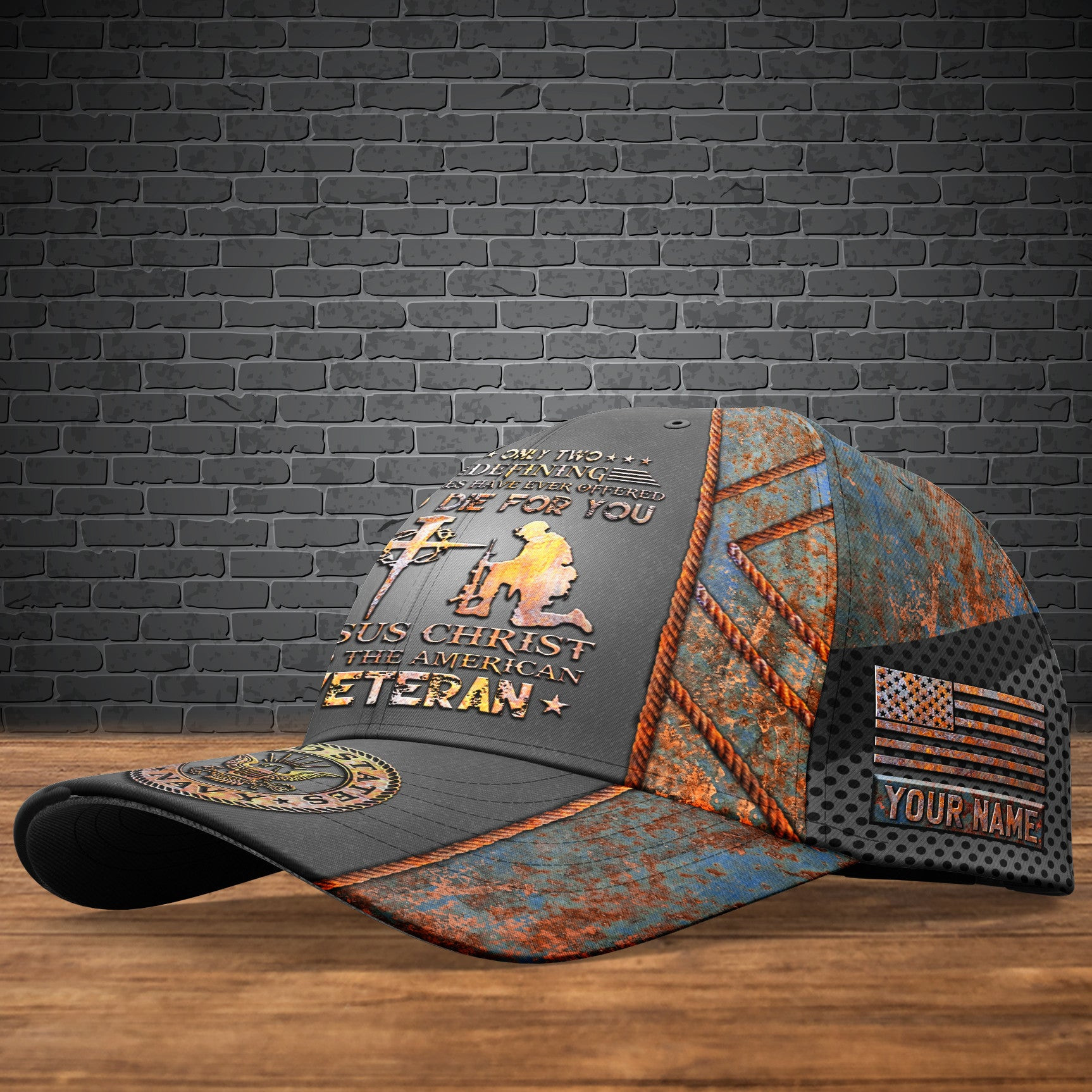 Adeenyc US Military Veteran Classic Cap, Personalized Classic Cap For Veteran Trucker Hats Custom Hats Gifts For Men & Women