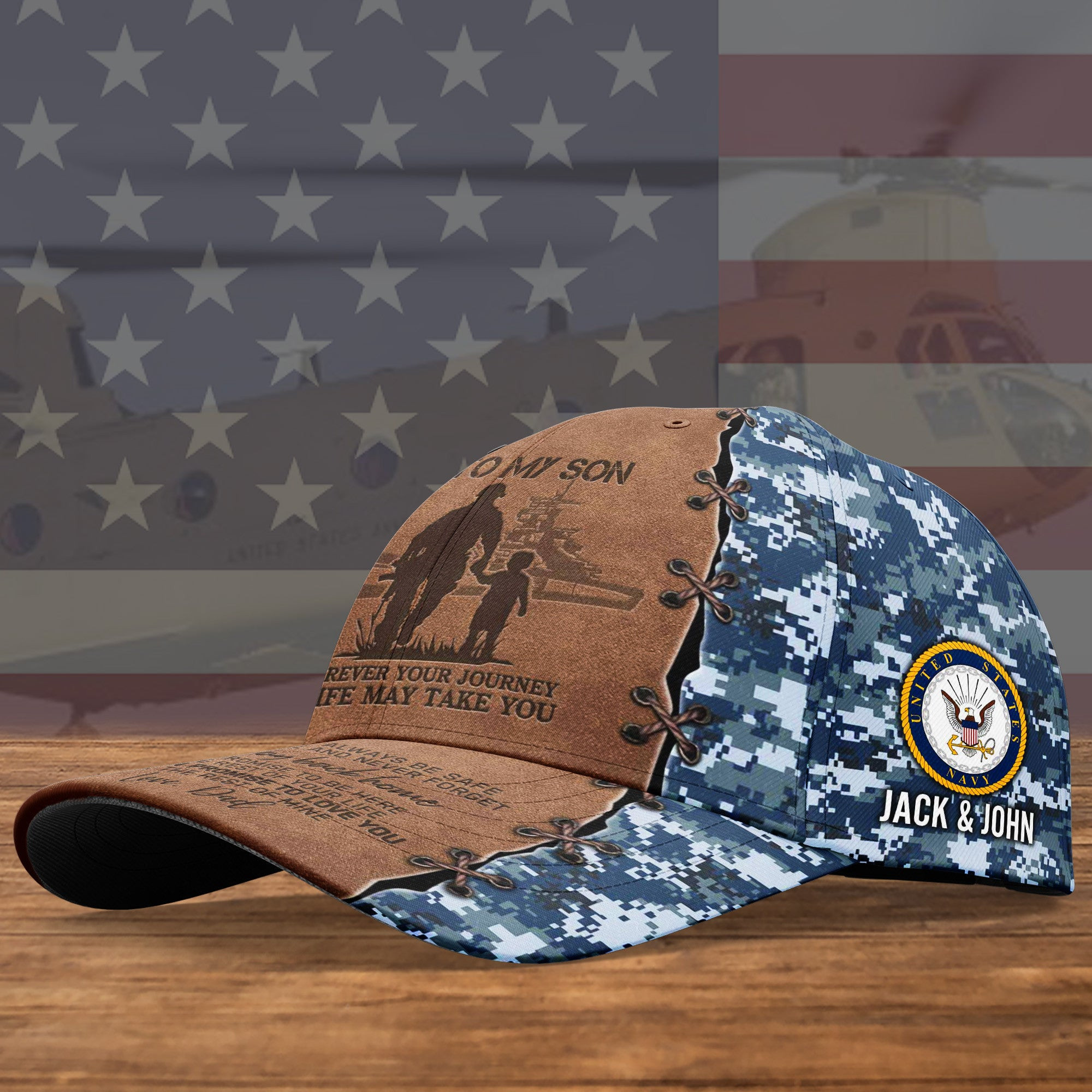 Adeenyc US Military Veteran Classic Cap, Personalized Classic Cap For Veteran Trucker Hats Custom Hats Gifts For Men & Women