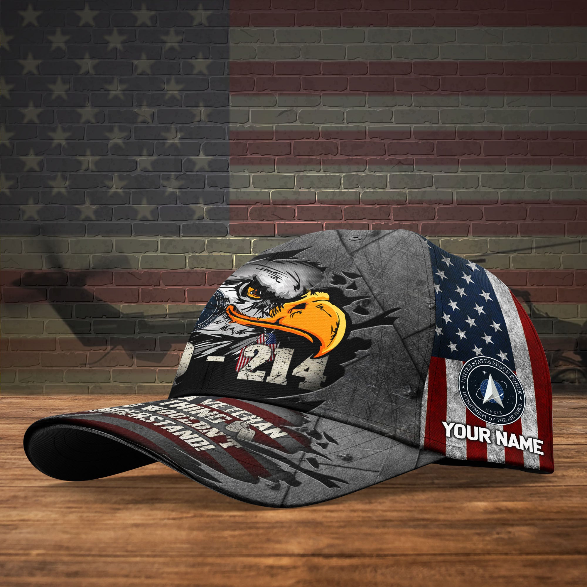 Adeenyc US Military Veteran Classic Cap, Personalized Classic Cap For Veteran Trucker Hats Custom Hats Gifts For Men & Women