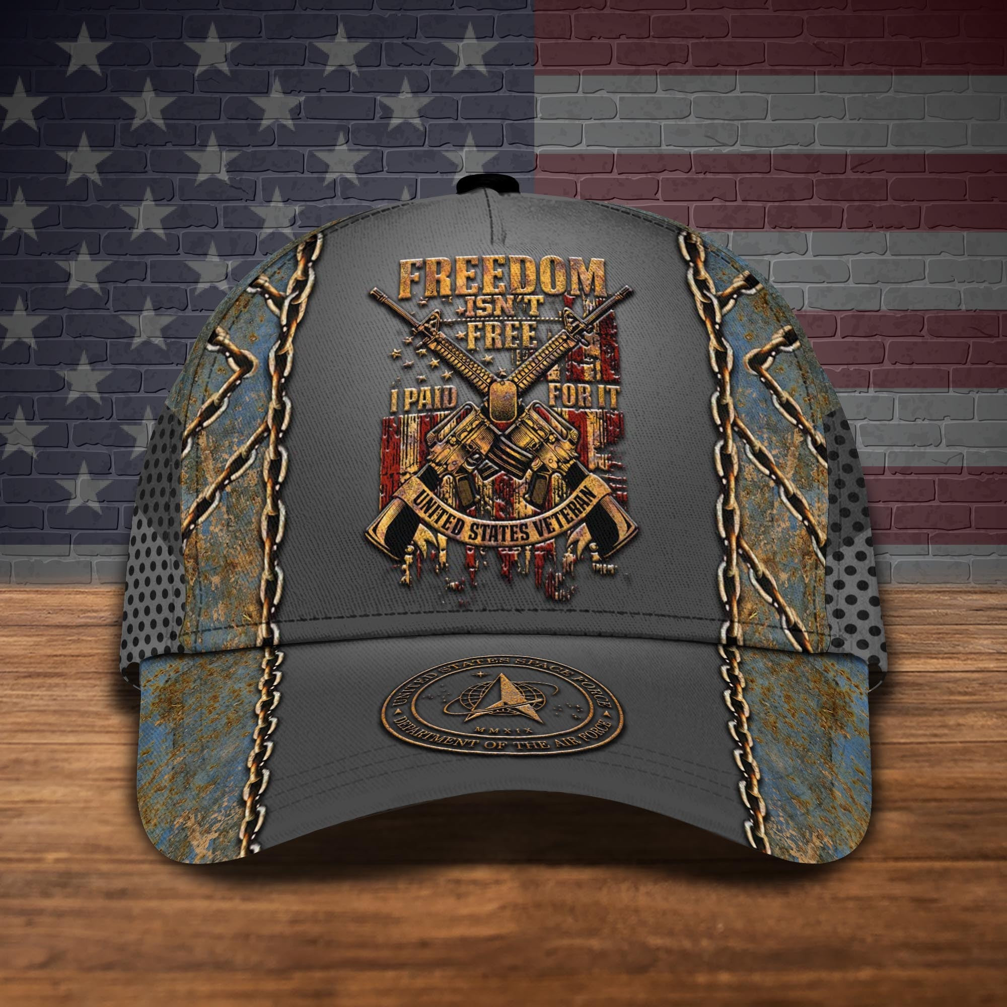 Adeenyc US Military Veteran Classic Cap, Personalized Classic Cap For Veteran Trucker Hats Custom Hats Gifts For Men & Women