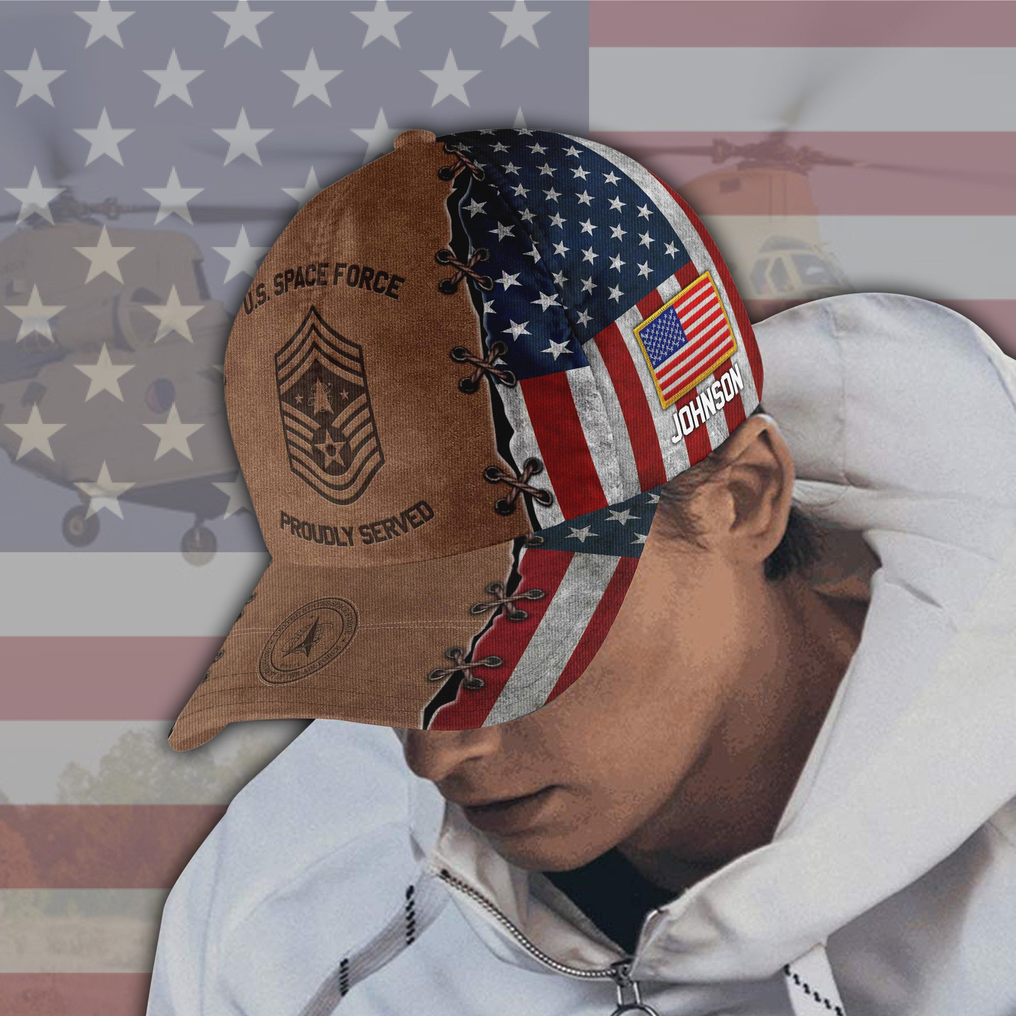 Adeenyc US Military Veteran Classic Cap, Personalized Classic Cap For Veteran Trucker Hats Custom Hats Gifts For Men & Women
