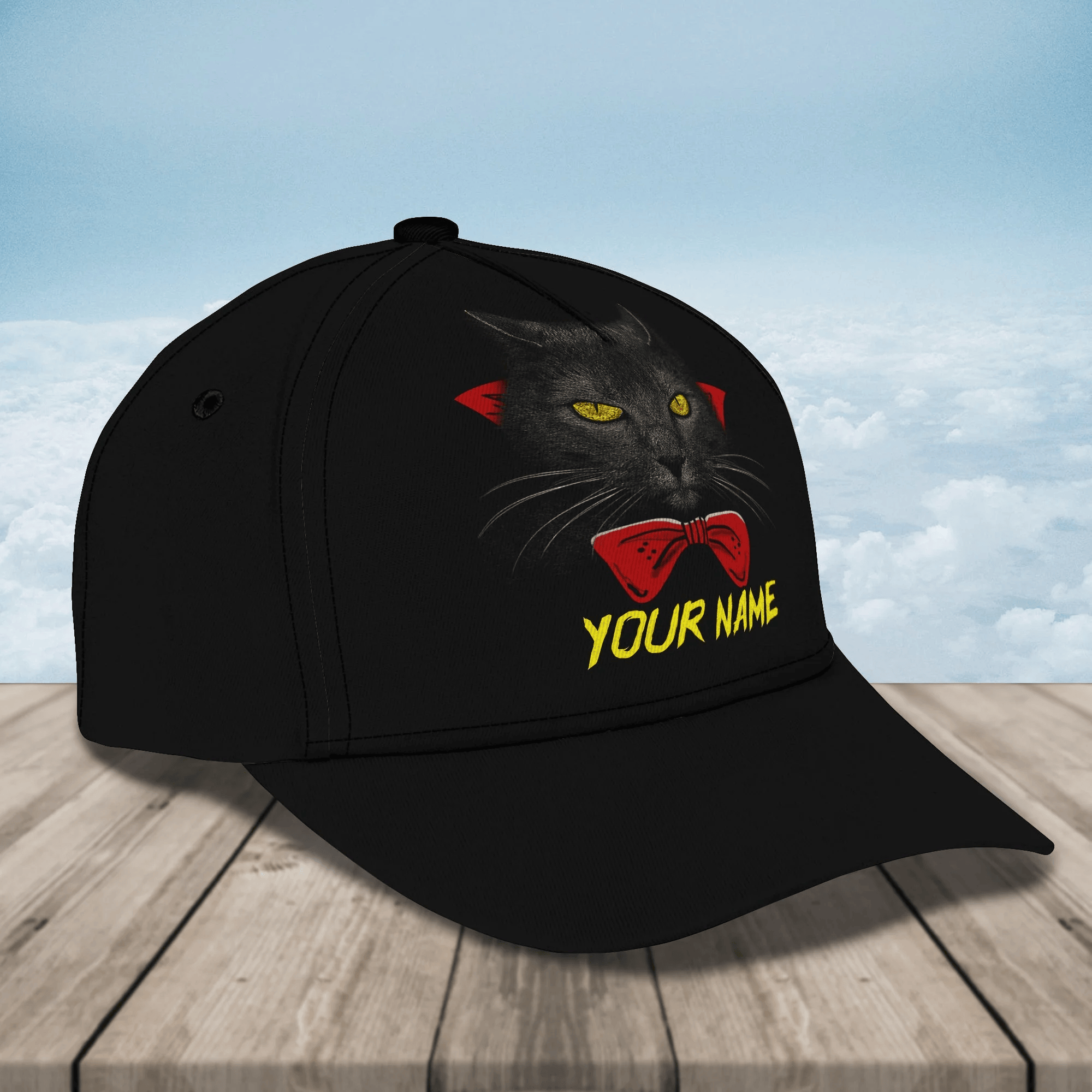 Adeenyc Vampire Cat Spooky Month Costume Hats, Unisex Custom Text Trucker Cap For Halloween, Hat with Adjustable Snap Trucker Hats Custom Hats Gifts For Men & Women