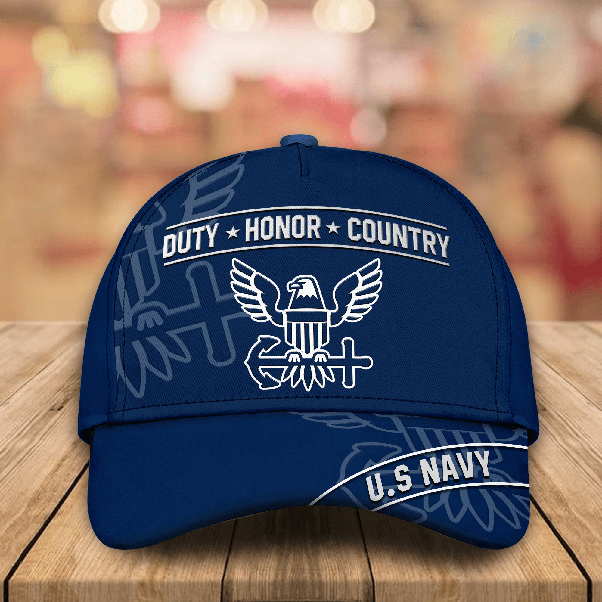 Adeenyc Veteran Custom Cap Duty Honor Country Personalized Gift Trucker Hats Custom Hats Gifts For Men & Women