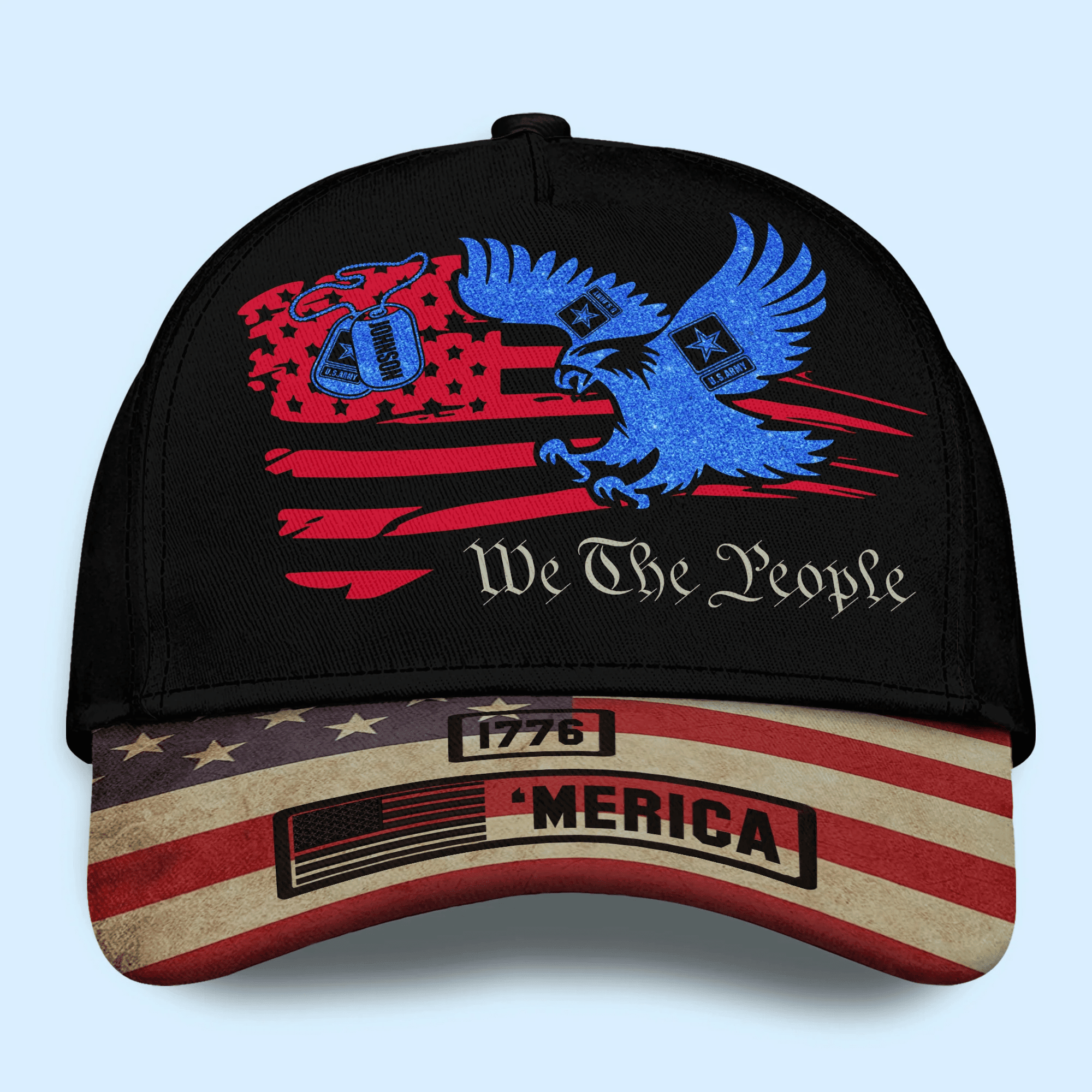 Adeenyc Veteran Custom Cap Merica Personalized Gift Trucker Hats Custom Hats Gifts For Men & Women