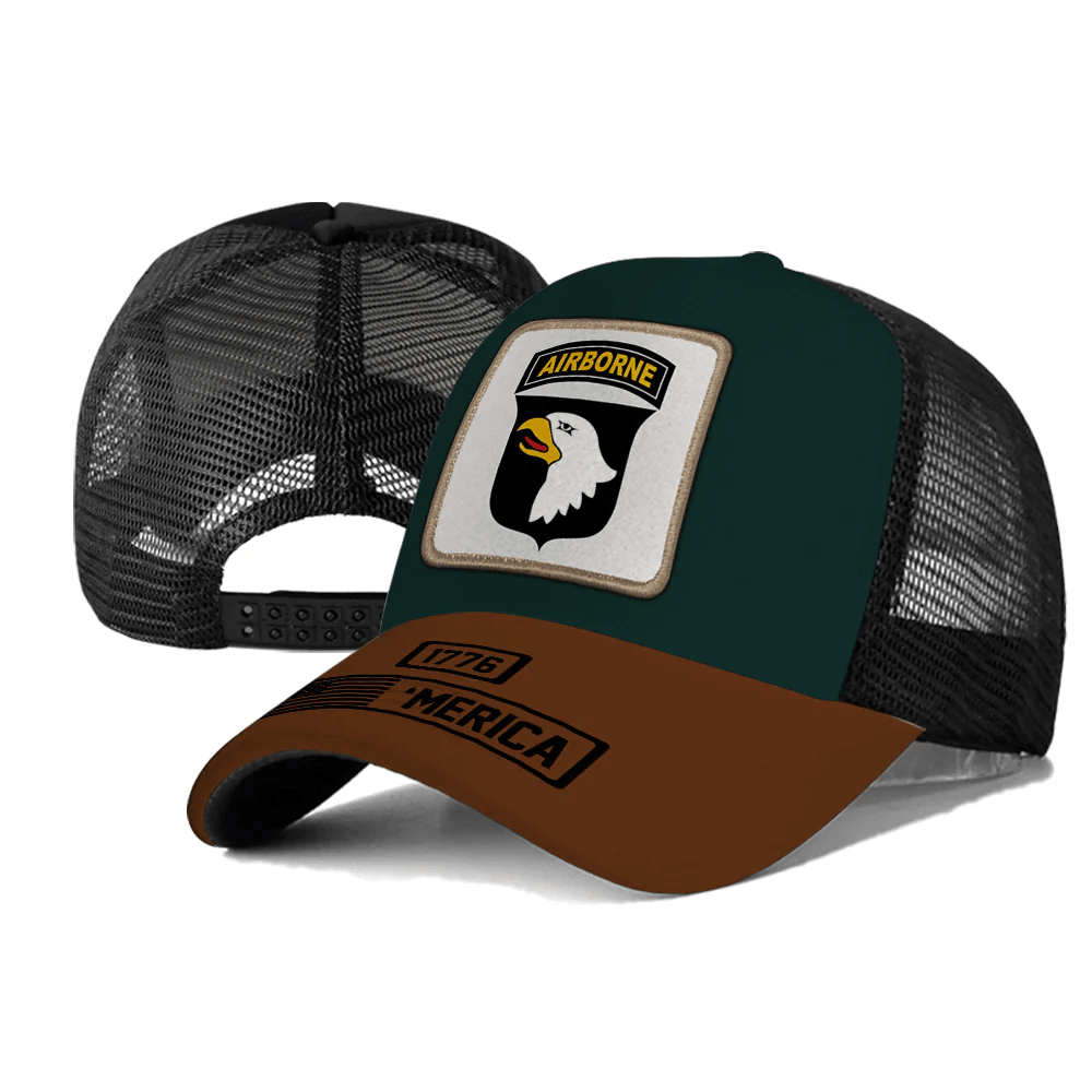 Adeenyc Veteran Custom Cap Proudly Served Personalized Gift Trucker Hats Custom Hats Gifts For Men & Women