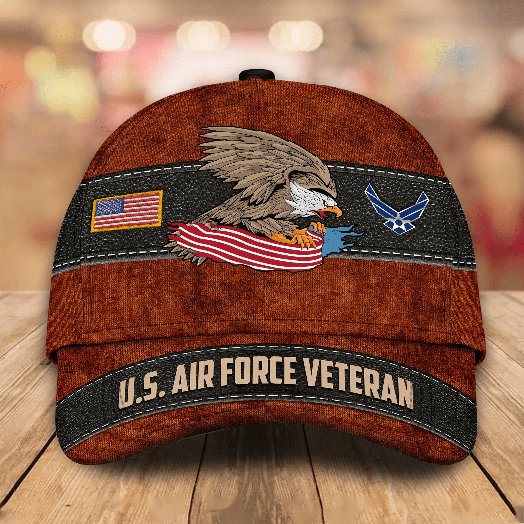 Adeenyc Veteran Custom Cap Proudly Served Personalized Gift Trucker Hats Custom Hats Gifts For Men & Women